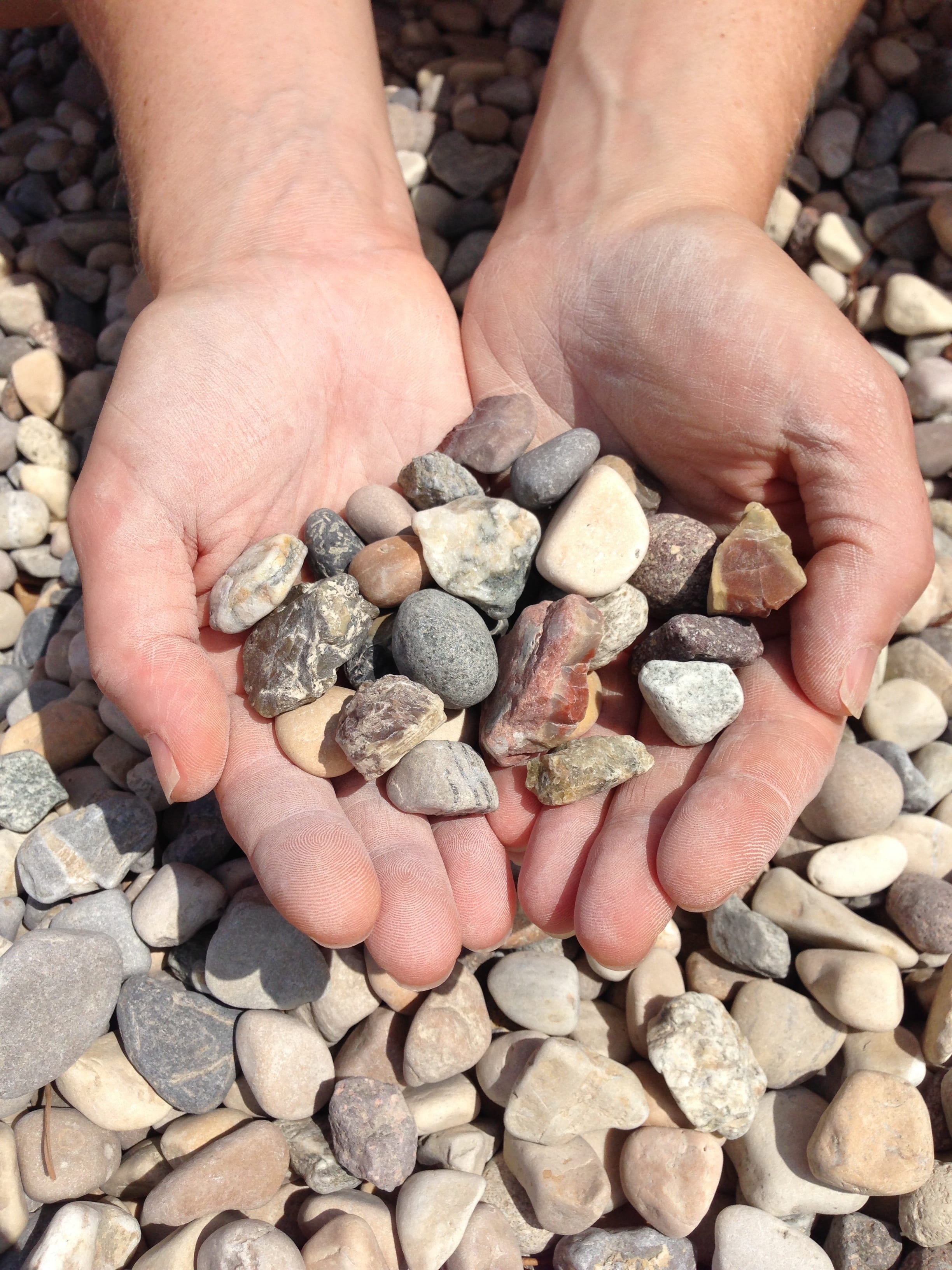 texture, one person, geological, pebbles, hands full, outdoor, solid, wild, outdoors, stone, grounding, landscape, meditation, abundance, pebble, rock, Phone HD Wallpaper