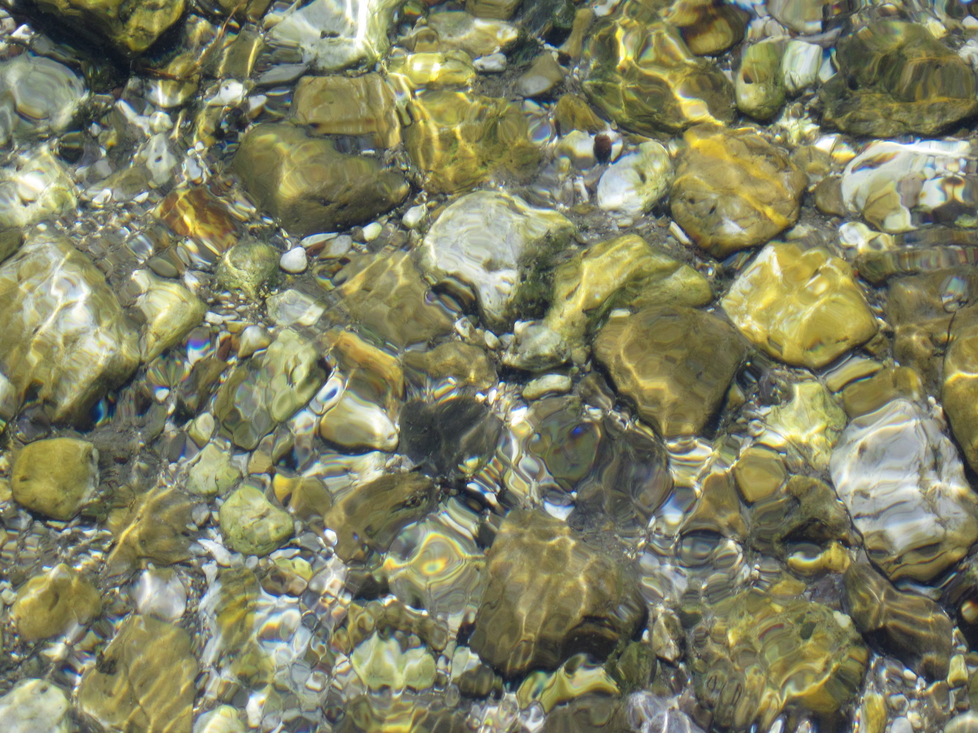 summer, no people, liquid, shiny, ripple, under, purity, 2K, stone, textured, abundance, round, pebble, solid, shallow, full frame, texture, pattern, day, HD Wallpaper