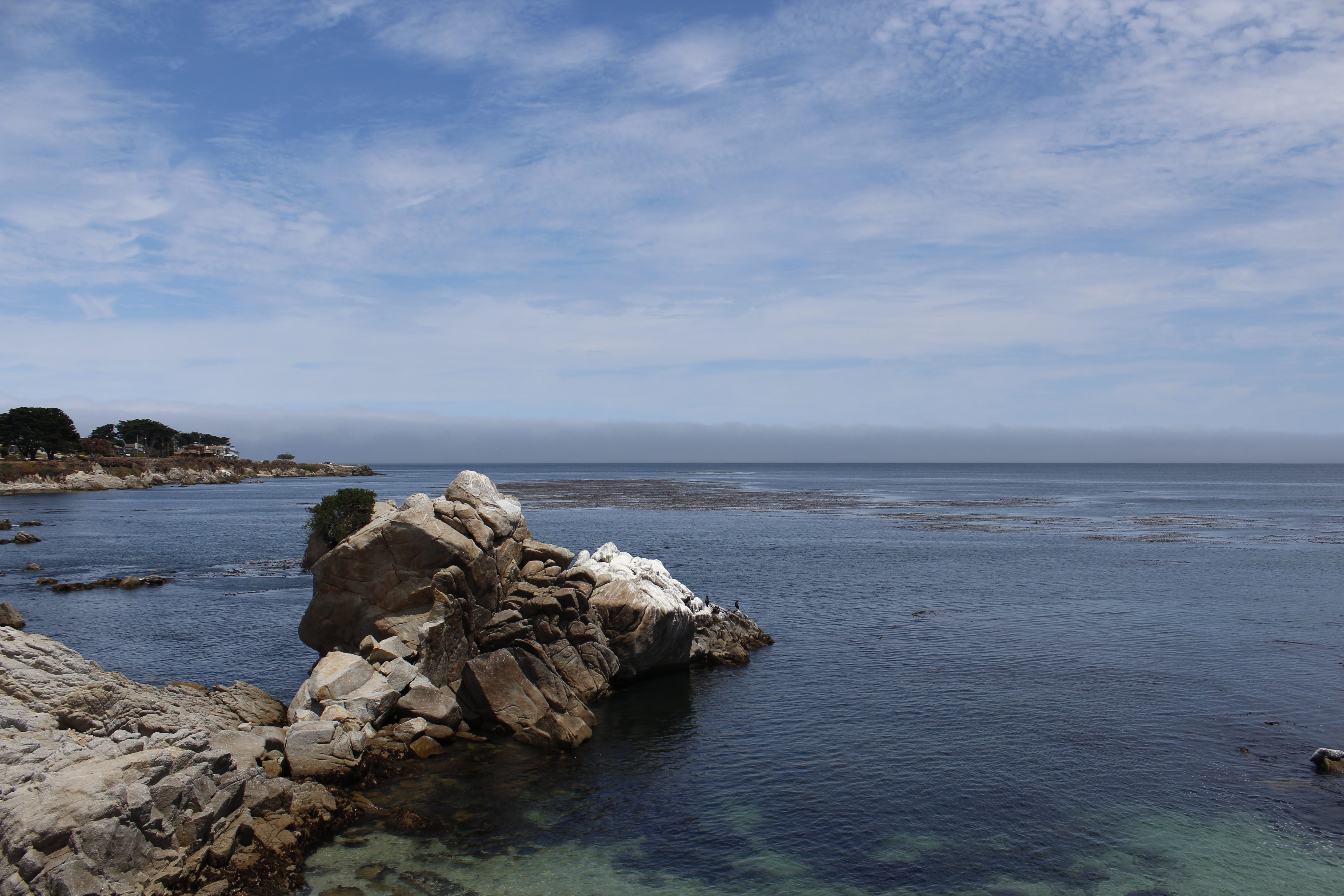 beach, rock, tranquility, beauty in nature, landscape, outdoors, coast, rocky coastline, stack rock, no people, rock - object, horizon, 5K, america, solid, HD Wallpaper