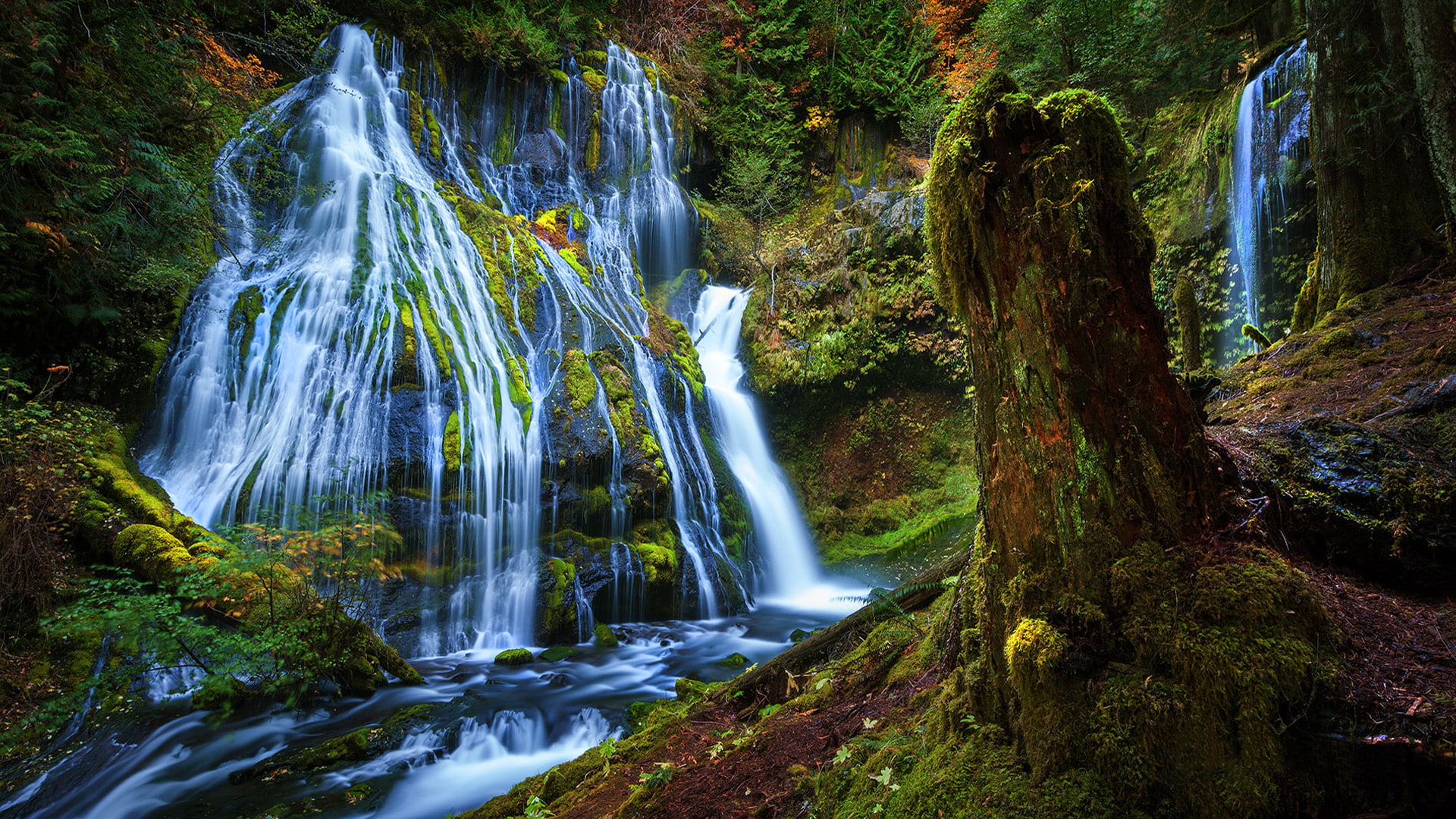 hd, falls, creek, 1080P, panther, usa, scenery, washington, beautiful, HD Wallpaper