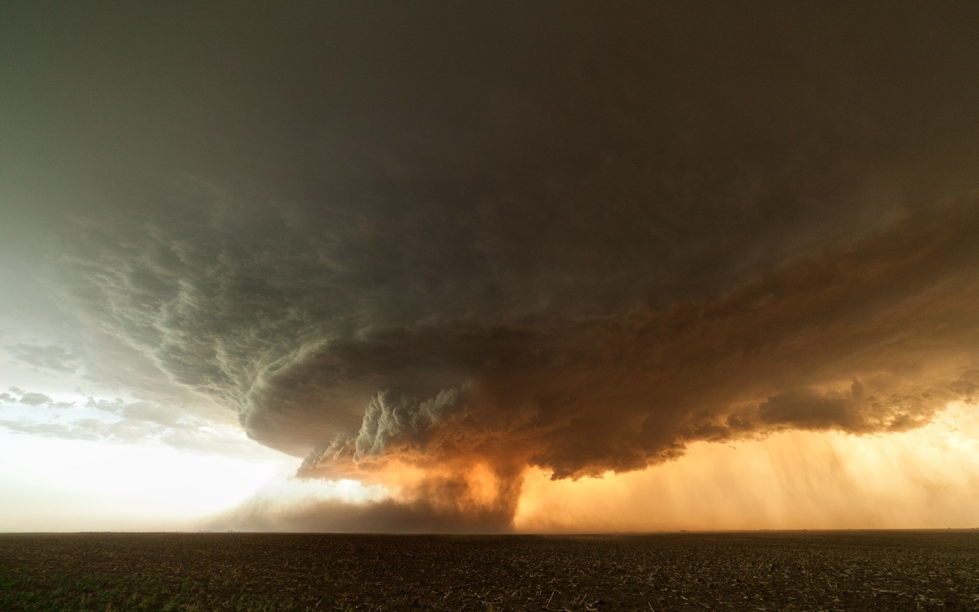 sea, no people, tornado, beauty in nature, thunderstorm, sign, 1080P, accidents and disasters, nature, warning sign, environment, ominous, power, aggression, HD Wallpaper