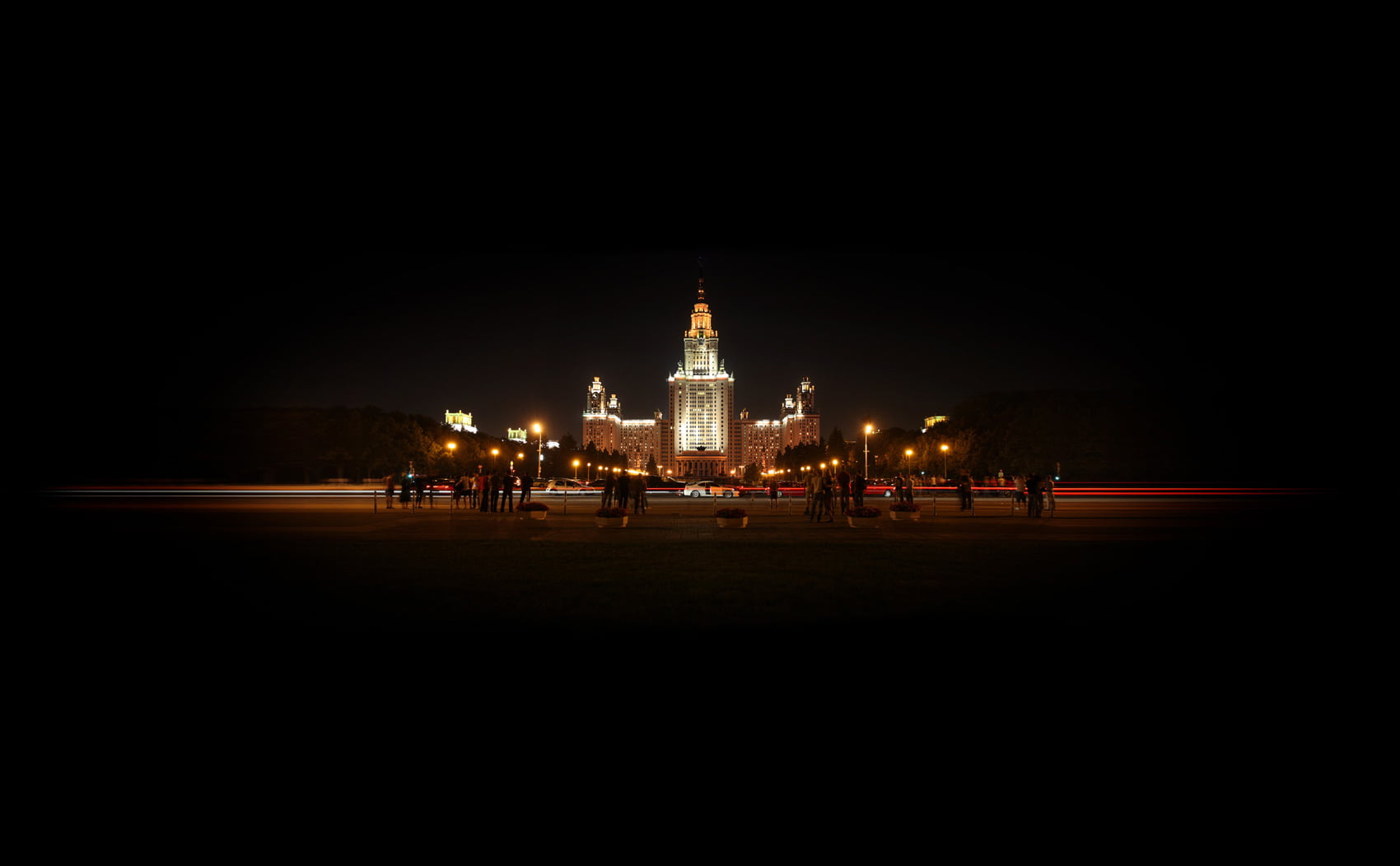 720P, europe, night, famous Place, travel Destinations, city, street, people, town Square, built Structure, capital Cities, travel Locations, cityscape, HD Wallpaper