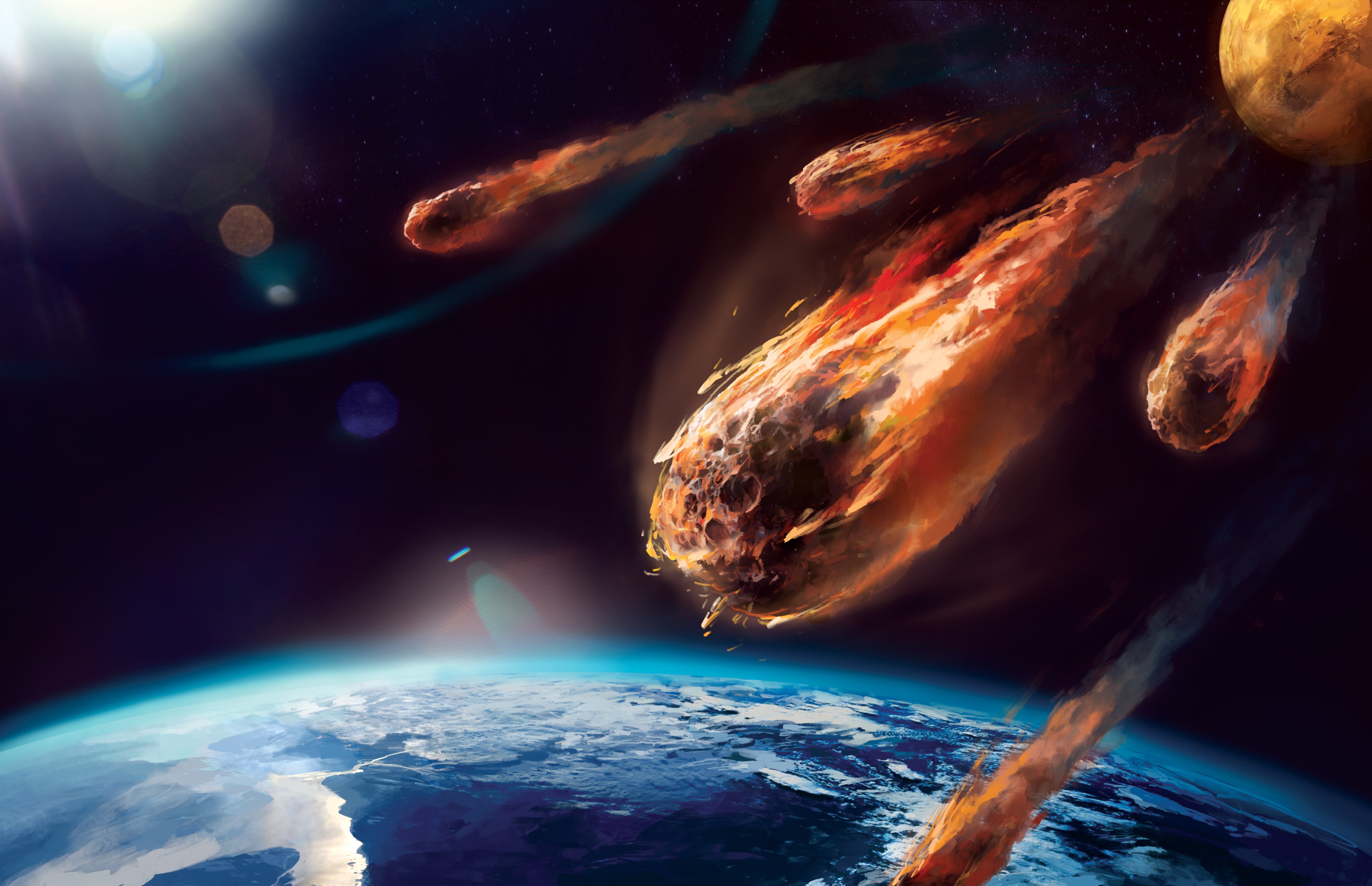 fire, friction, heat, meteor, atmosphere, planet, 5K, HD Wallpaper