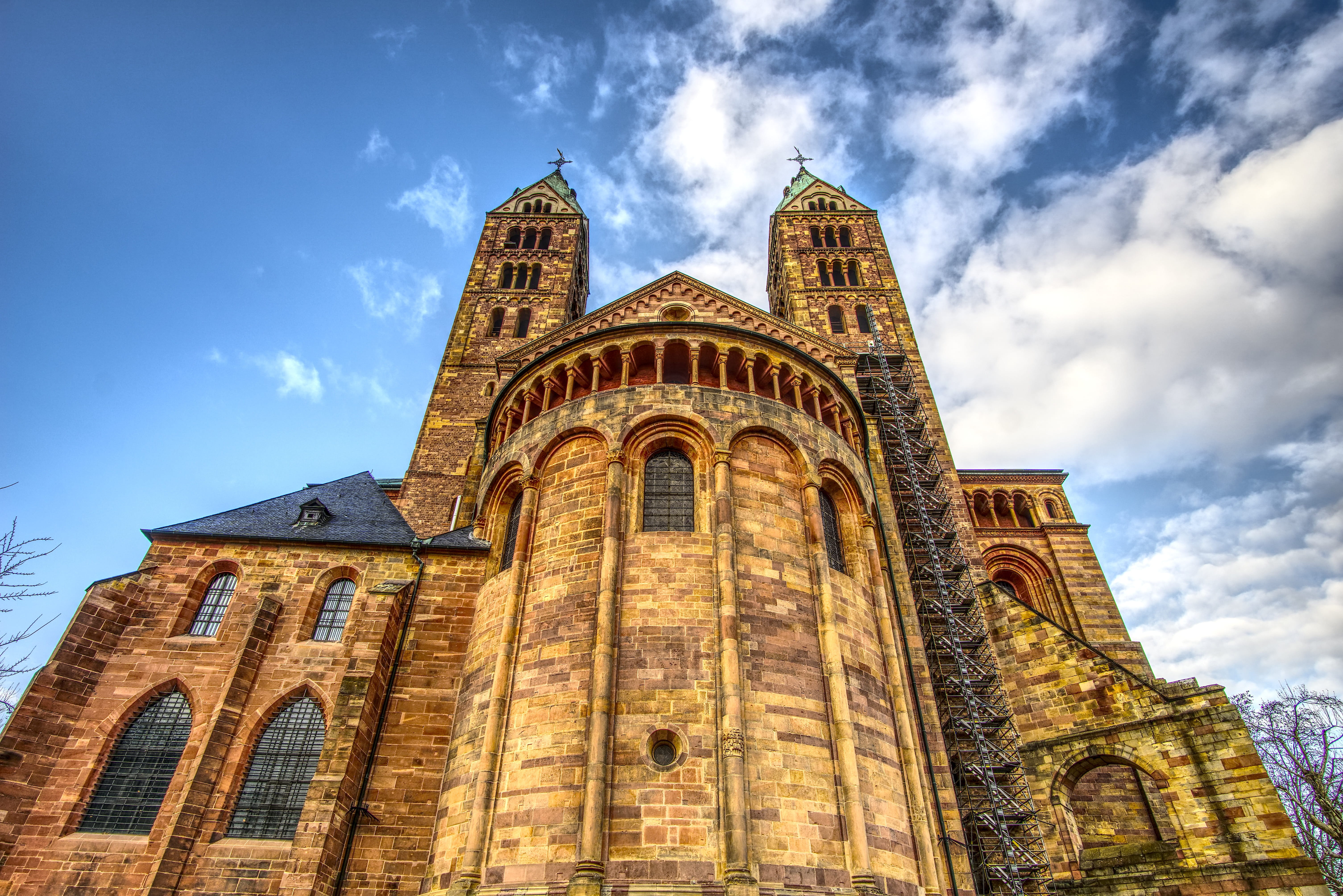 no people, contrast, arch, nature, travel destinations, germany, low angle view, hdr, building exterior, 5K, unesco, belief, faith, day, believe, places of interest, HD Wallpaper