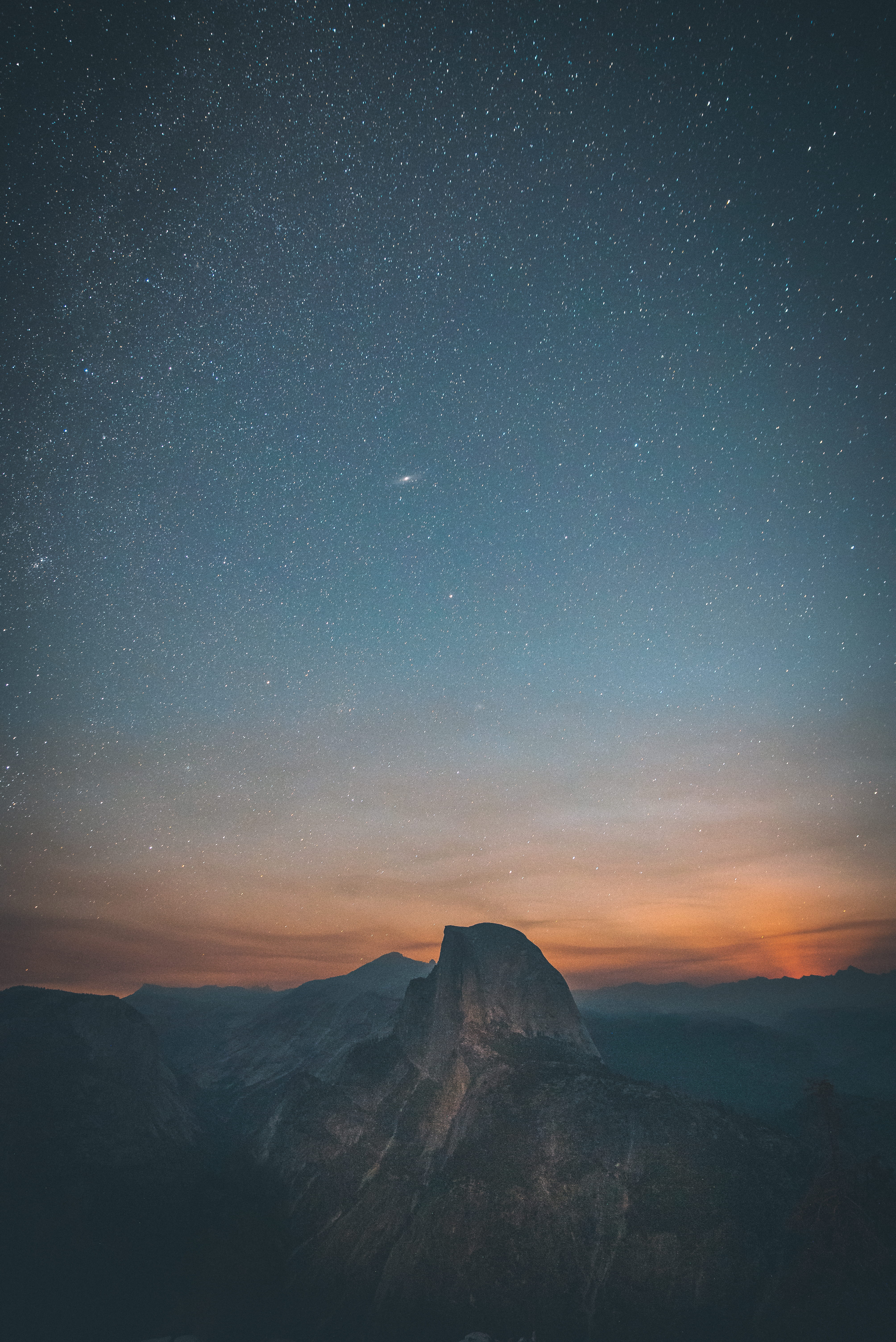 valley, star, mountain, milky Way, dusk, starry, backgrounds, constellation, half dome, night, star Field, travel, planet - Space, glacier point, icon, Phone HD Wallpaper
