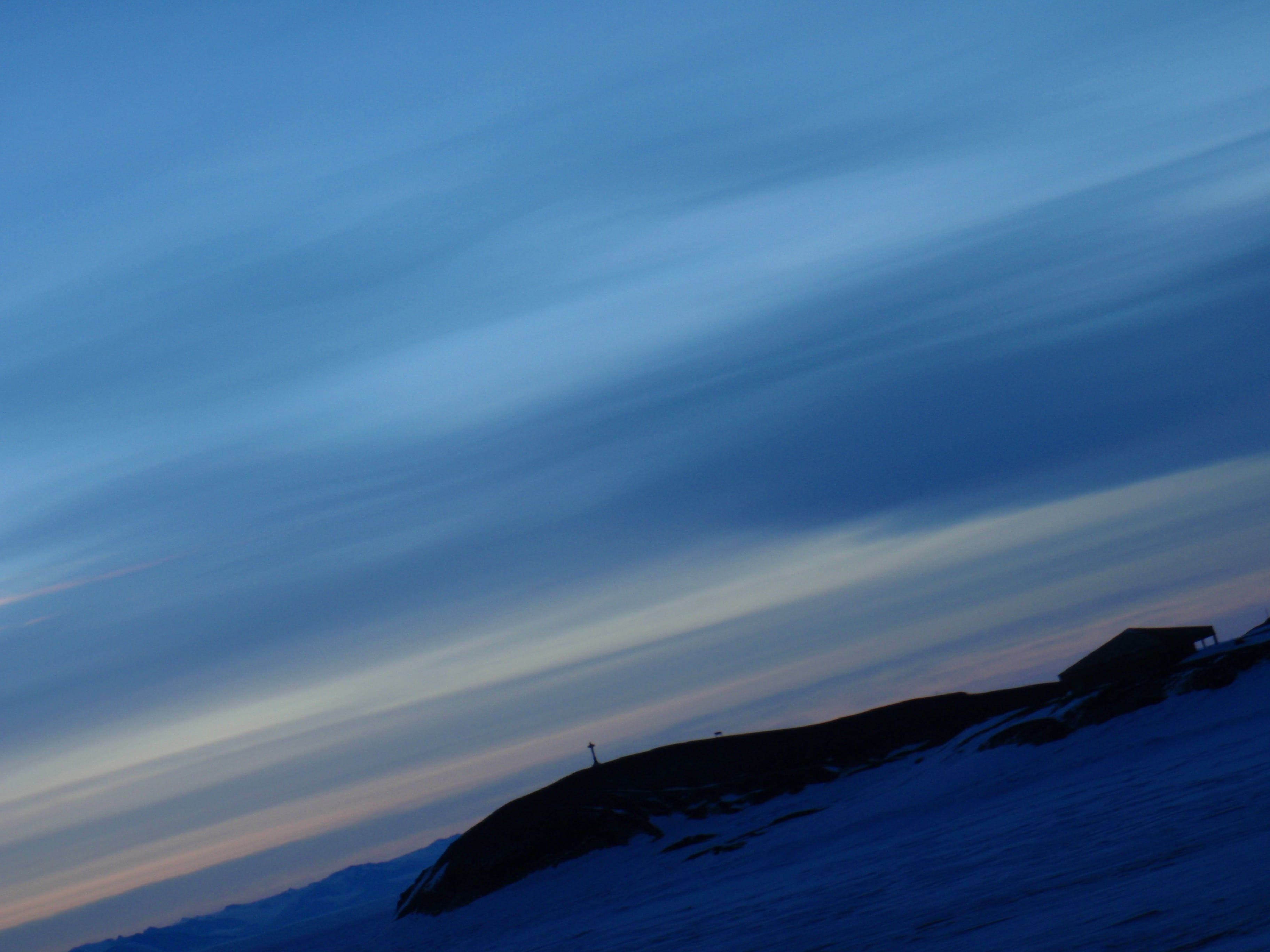 sky, 2K, glacier, polar, antarctica, point, research, low angle view, desolate, snowy, discovery, cold, house, water, animal, flying, non-urban scene, HD Wallpaper