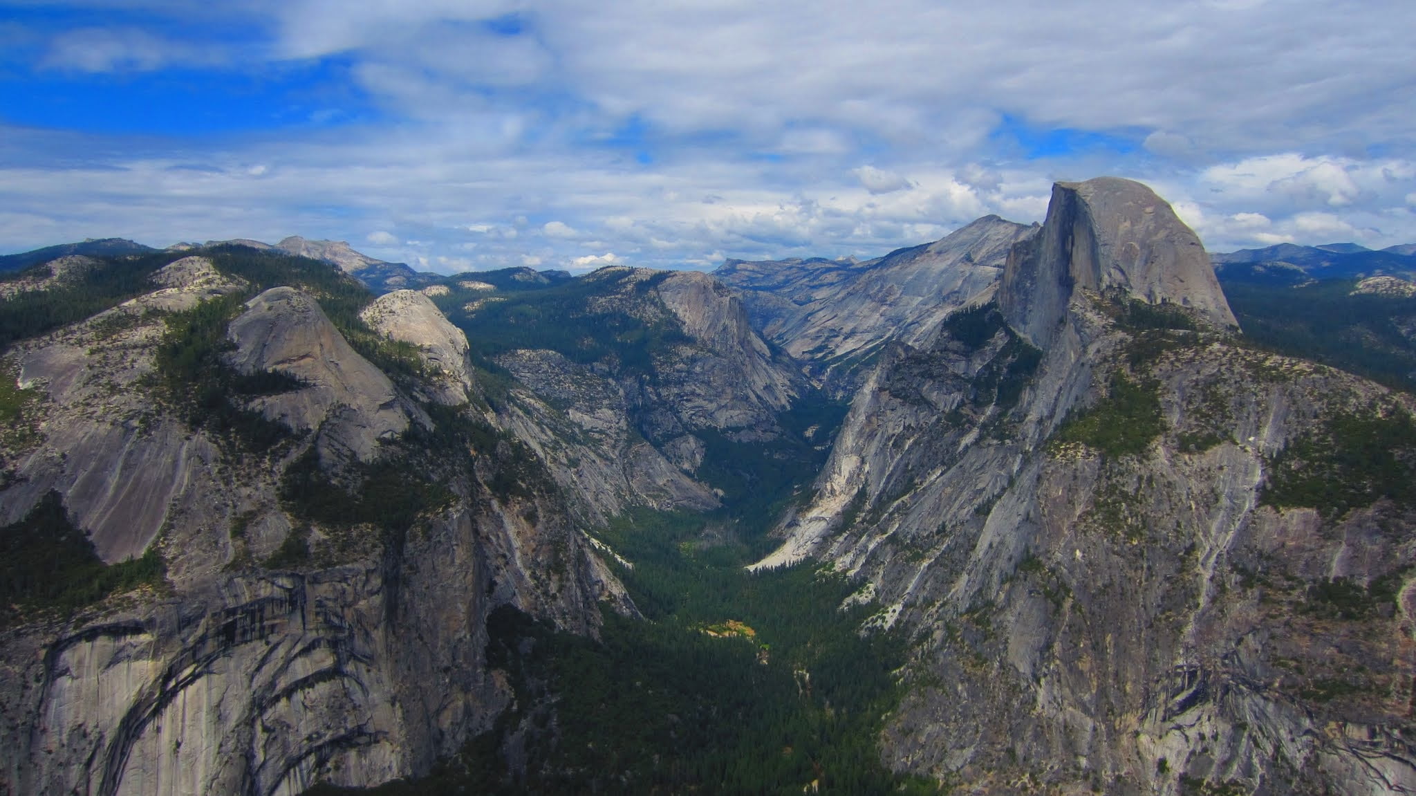 tranquility, glacier point, rock, landscape, tranquil scene, mountain range, geology, non-urban scene, mountain, nature, california, outdoors, no people, HD Wallpaper