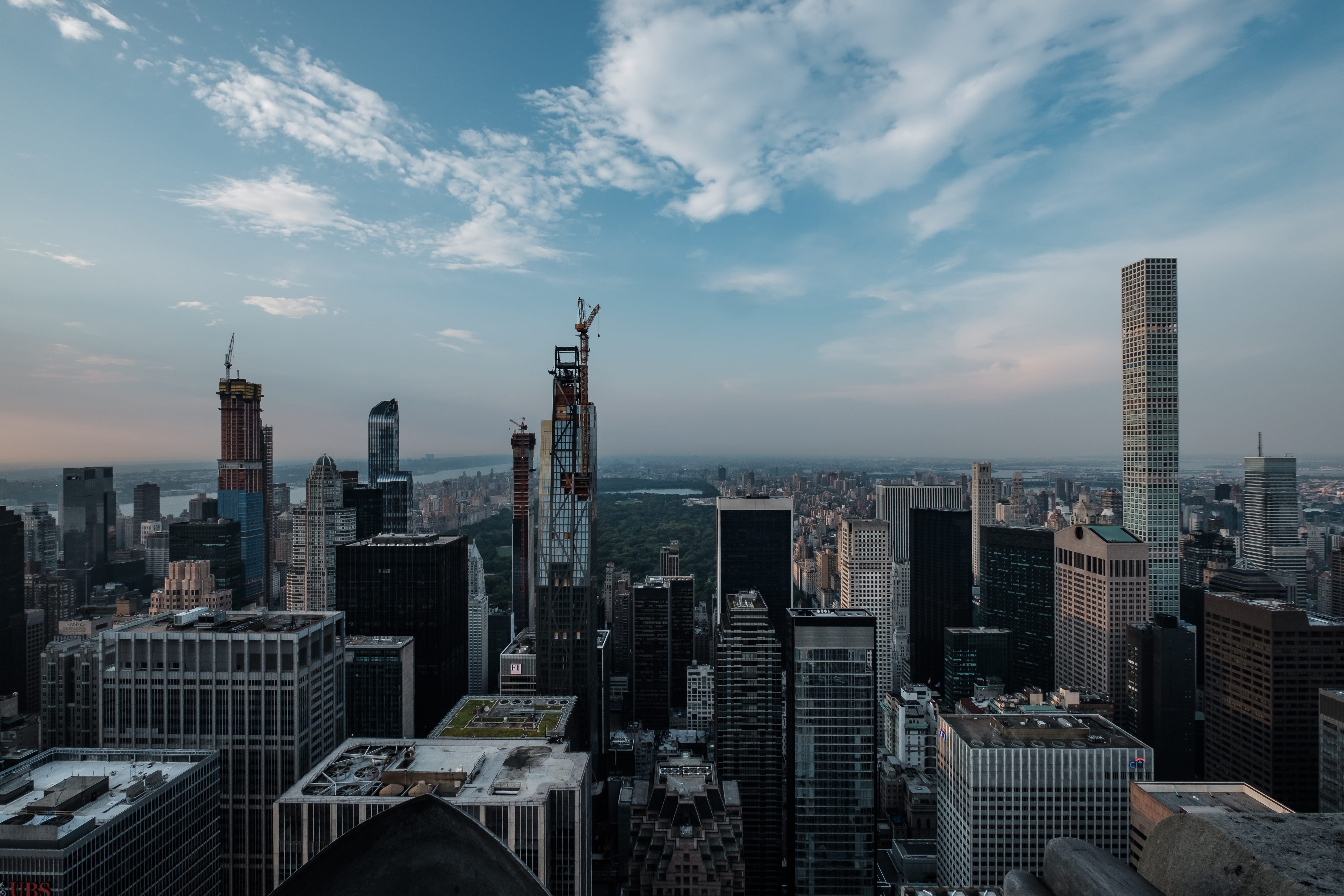 usa, new york city, office building, view, travel destinations, metropolis, office, skyscraper, 5K, cloudy, no people, city, architecture, scenery, landscape, HD Wallpaper