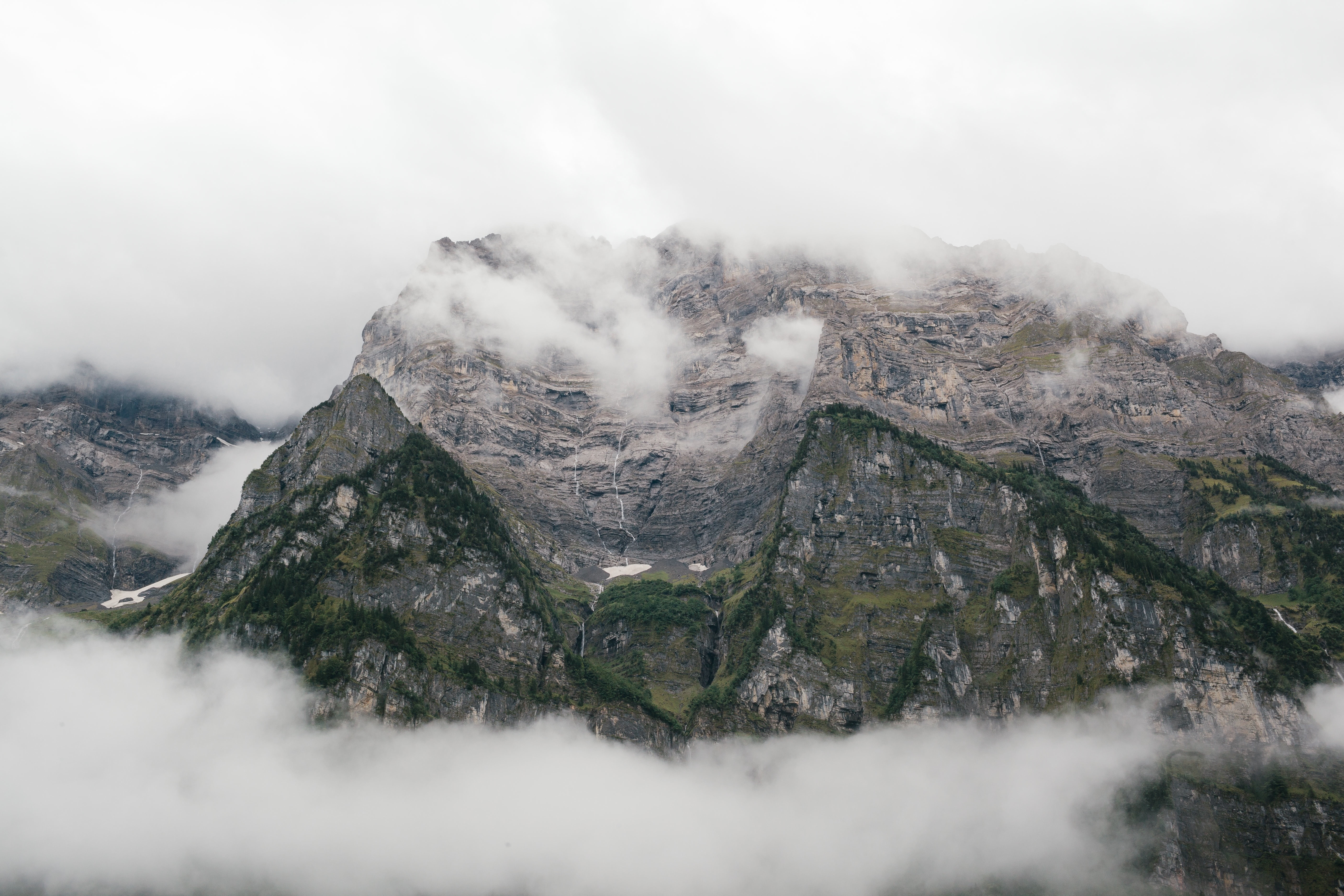 brown, scenics, 5K, sky, winter, famous Place, rocks, nature, environment, switzerland, cold temperature, landscape, rock - Object, mountain, cloudscape, HD Wallpaper