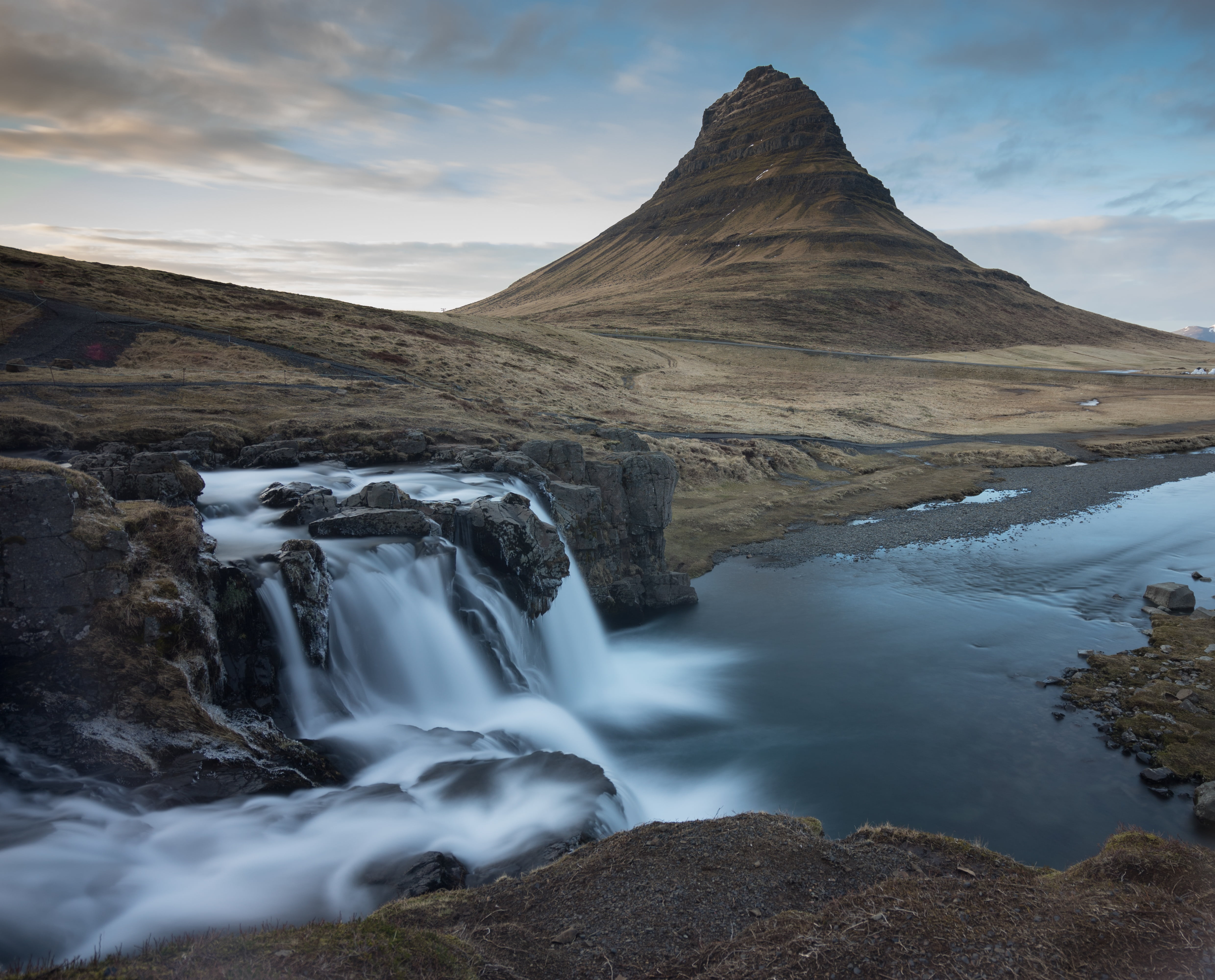 longexposure, sky, landmark, nature, blurred motion, photography, exposure, 4K, mountains, no people, landscape, snowcapped mountain, iceland, environment, HD Wallpaper
