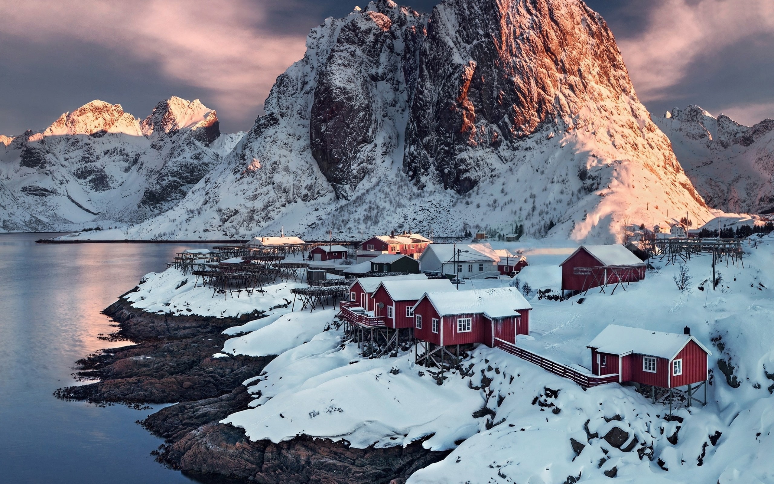 nature, building, architecture, winter, snowcapped mountain, scenics - nature, 2K, cold temperature, quality, built structure, tranquil scene, mountain range, HD Wallpaper