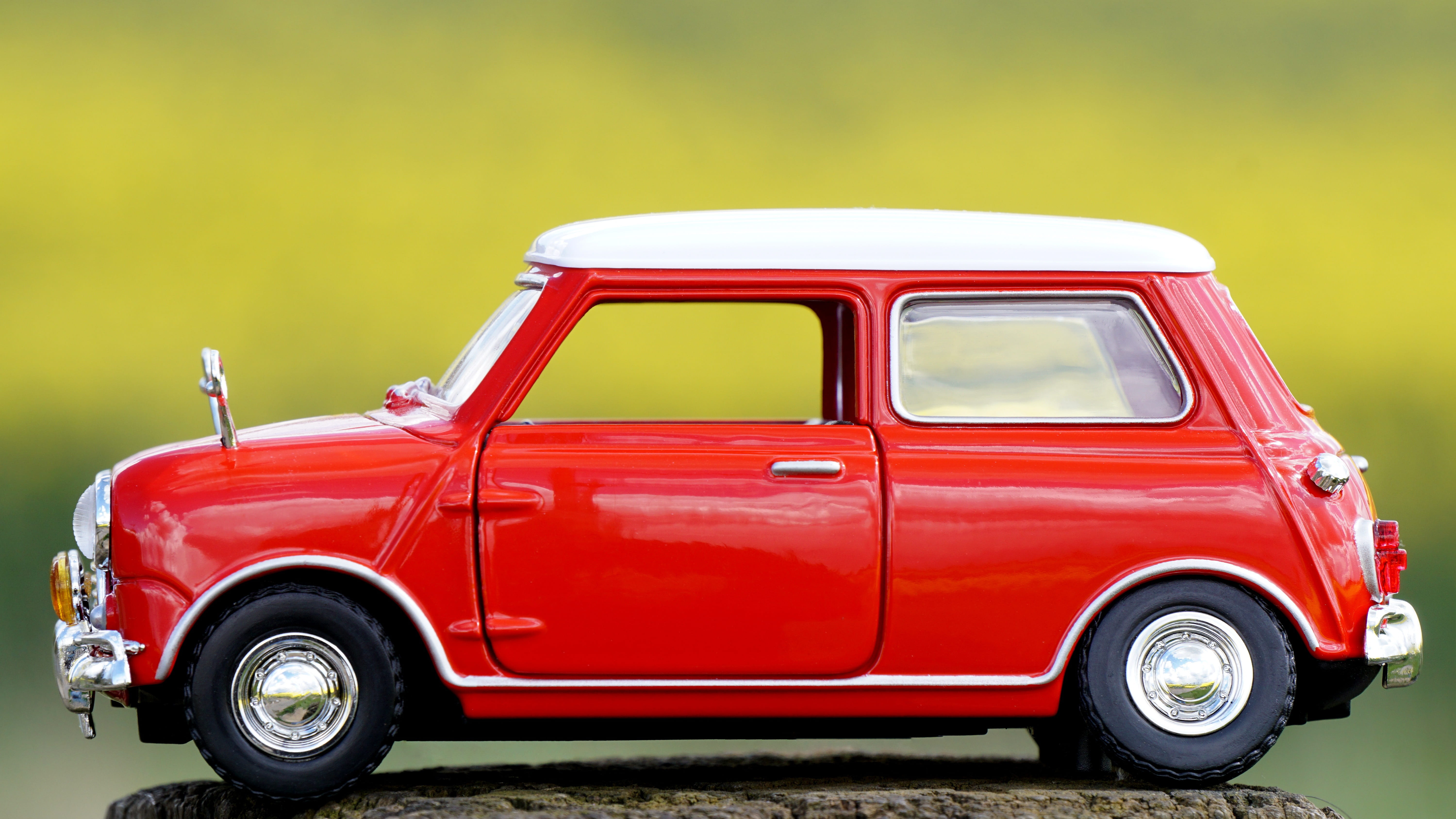 outdoors, pick-up truck, transport, vehicle, truck, wheel, mini, auto, transportation, illustration, land vehicle, red, motor, retro styled, motor vehicle, HD Wallpaper