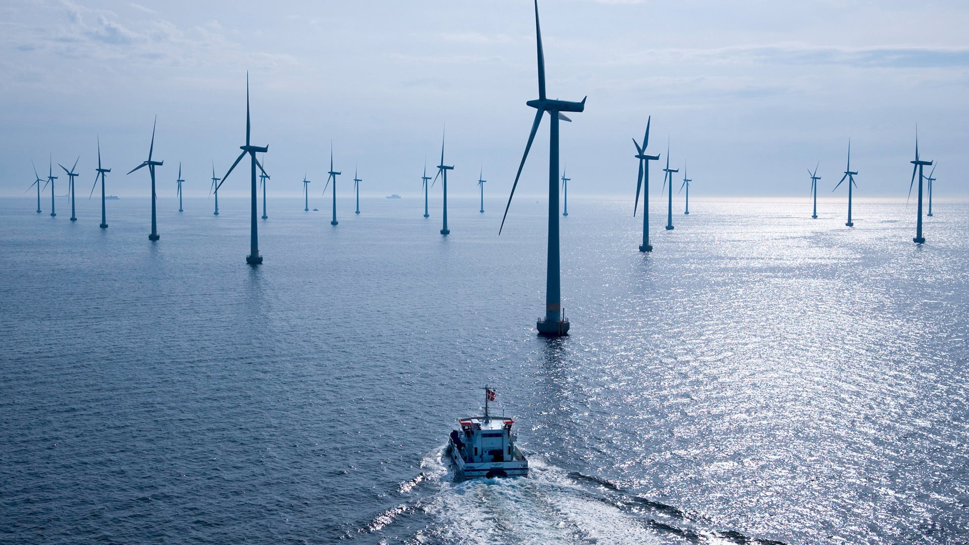 1080P, transportation, turbines, equipment, sustainable Resources, sea, nature, no People, power Line, power Supply, sunset, tower, farm, recycling, landscape, HD Wallpaper