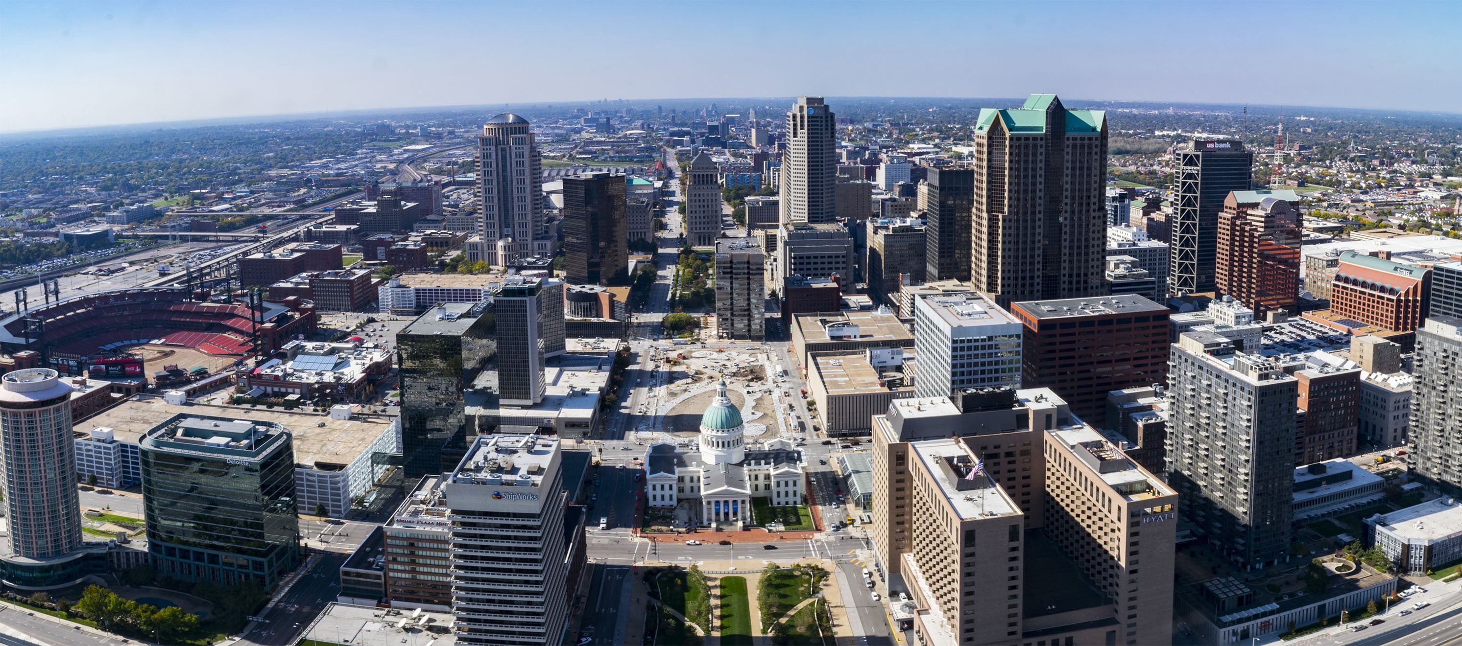 day, high angle view, travel destinations, city life, buildings, financial district, built structure, office building exterior, outdoors, residential district, HD Wallpaper