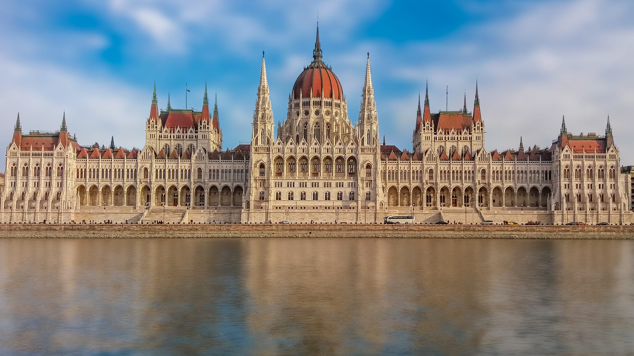 water, hungarian parliament building, architecture, no people, waterfront, built structure, budapest parliament, sky, capital, castle, gothic style, nature, HD Wallpaper
