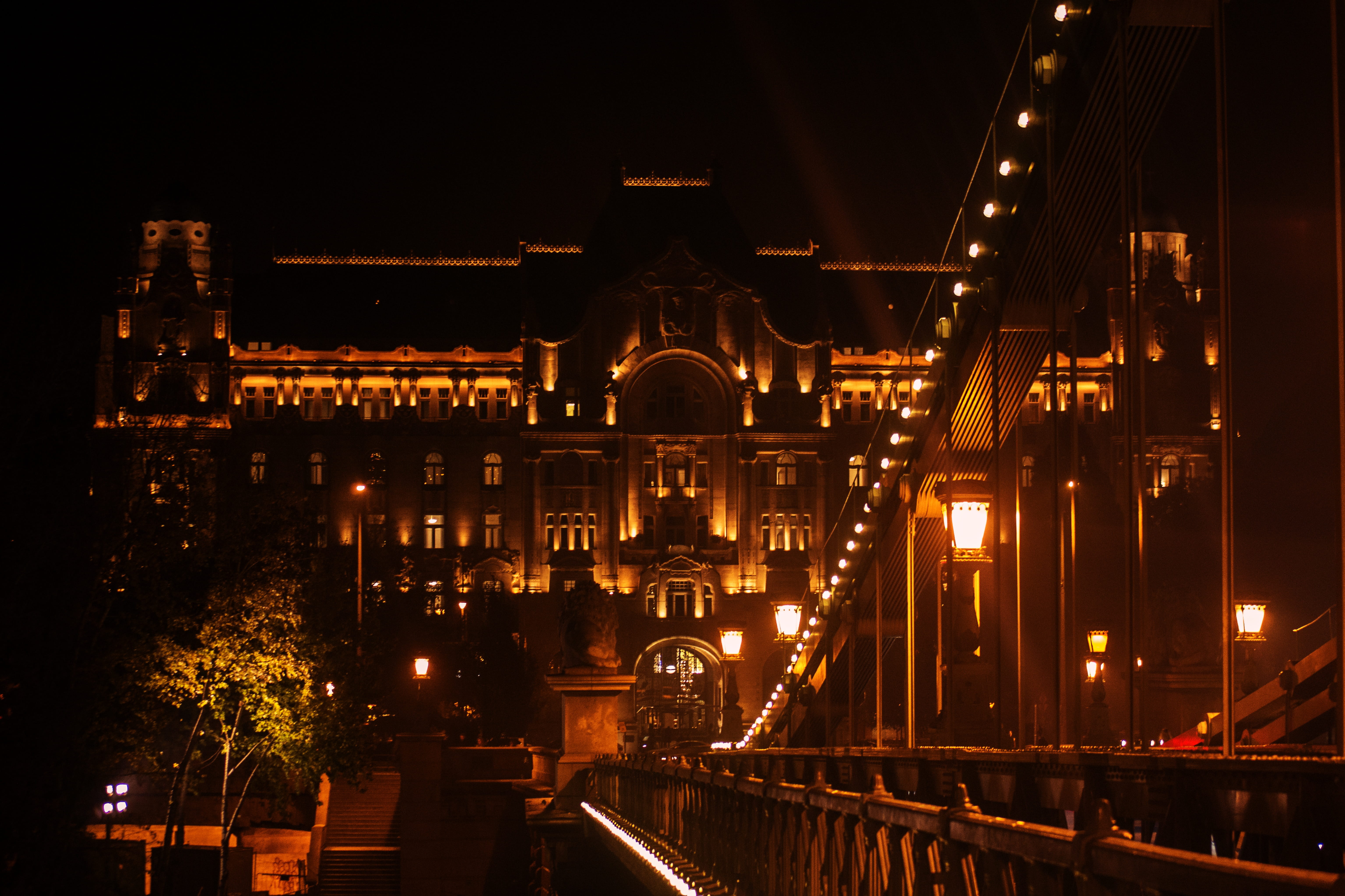 town, dusk, european, old, buda, london - England, history, the past, pest, no people, illuminated, travel, suspension Bridge, river, tourism, built structure, HD Wallpaper