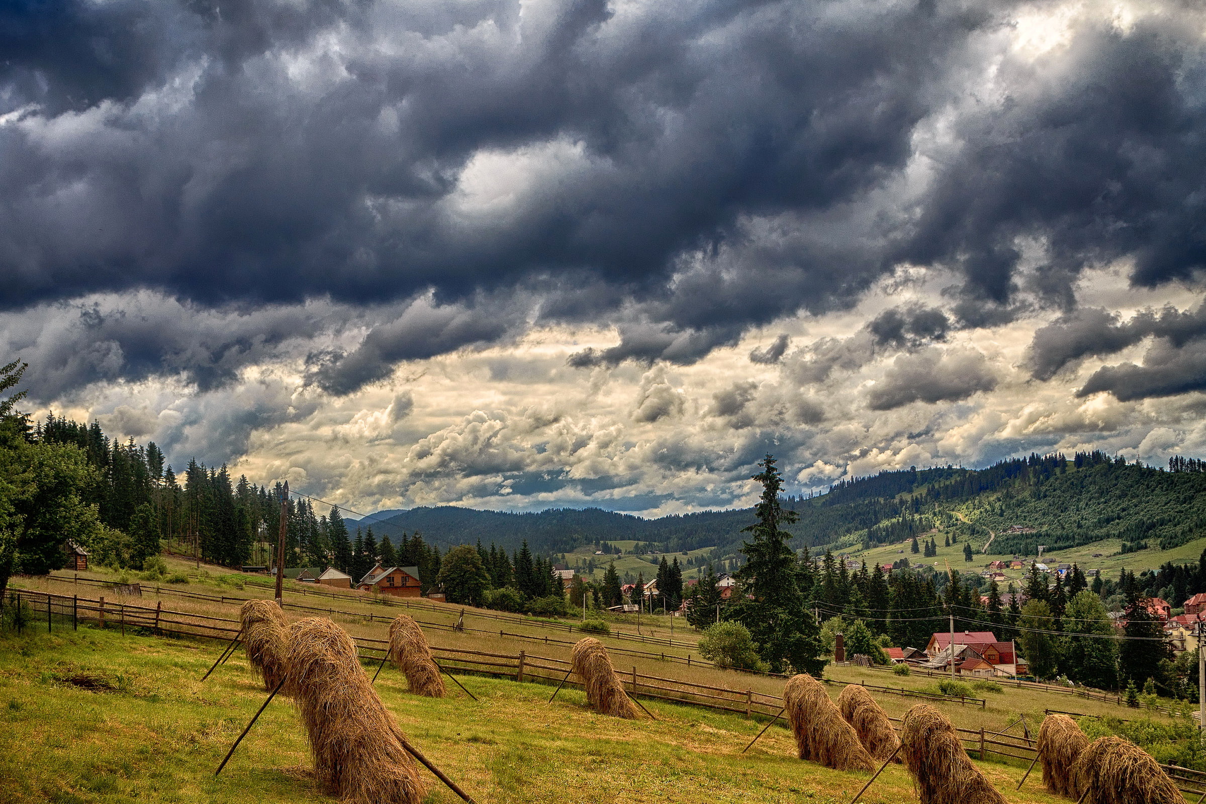 1080P, bukovel, carpathians, ukraine, HD Wallpaper