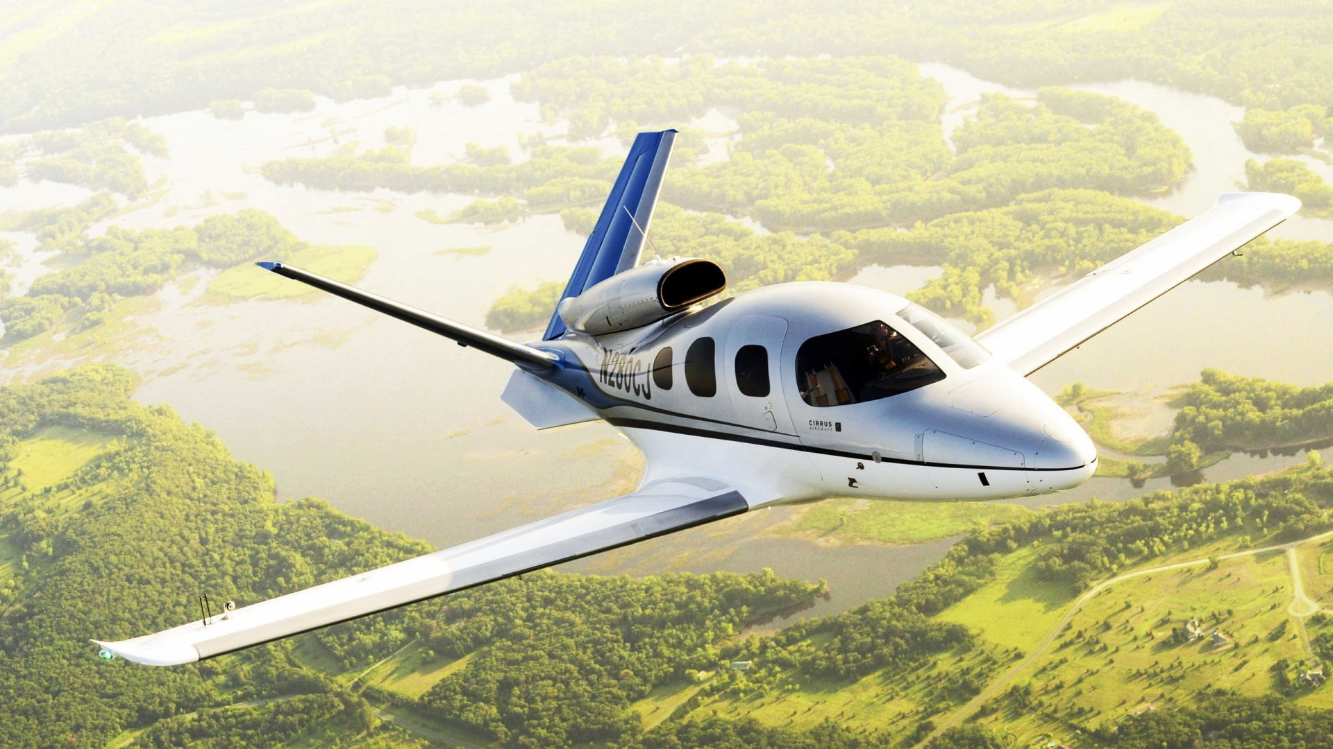 Flight, Cirrus SF50, 1080P, Aircraft, HD Wallpaper