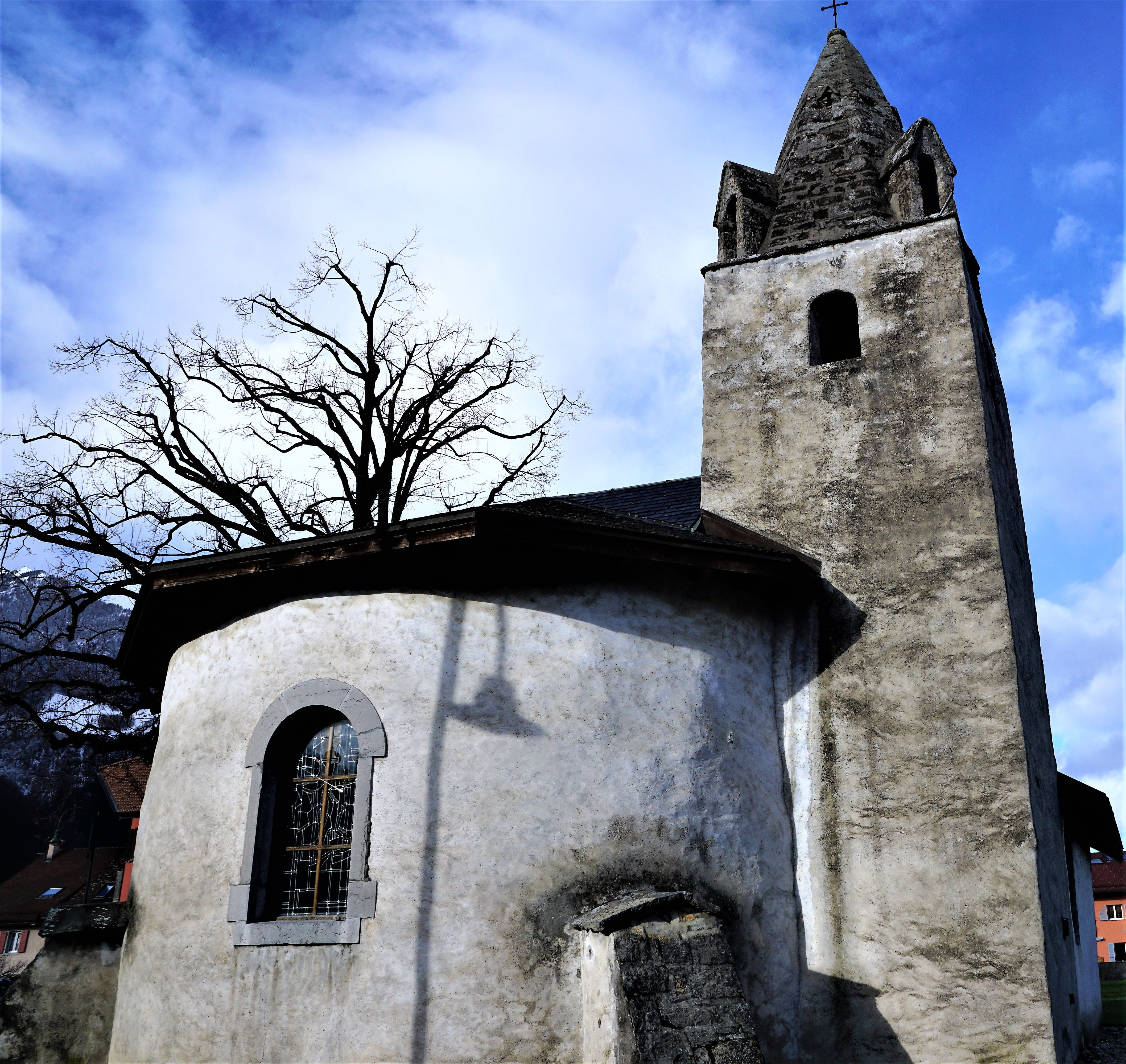 4K, nature, tree, places of interest, holy, more, spirituality, switzerland, swiss, building, pentecost, place of worship, religious, built structure, HD Wallpaper