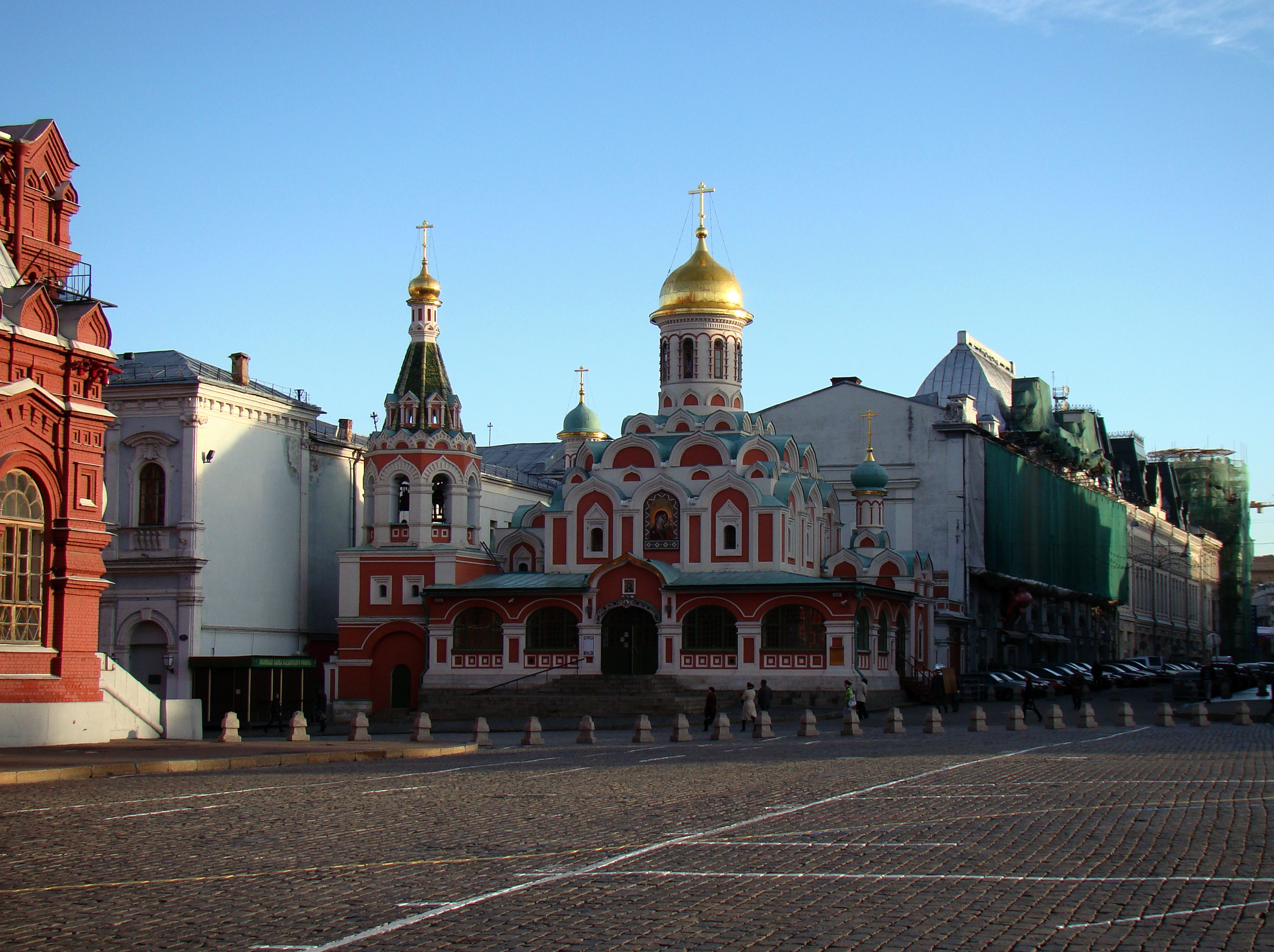 city, architecture, nature, dome, travel destinations, cathedral of the kazan icon of the mother of god, sky, no people, red, spire, walking, spirituality, HD Wallpaper