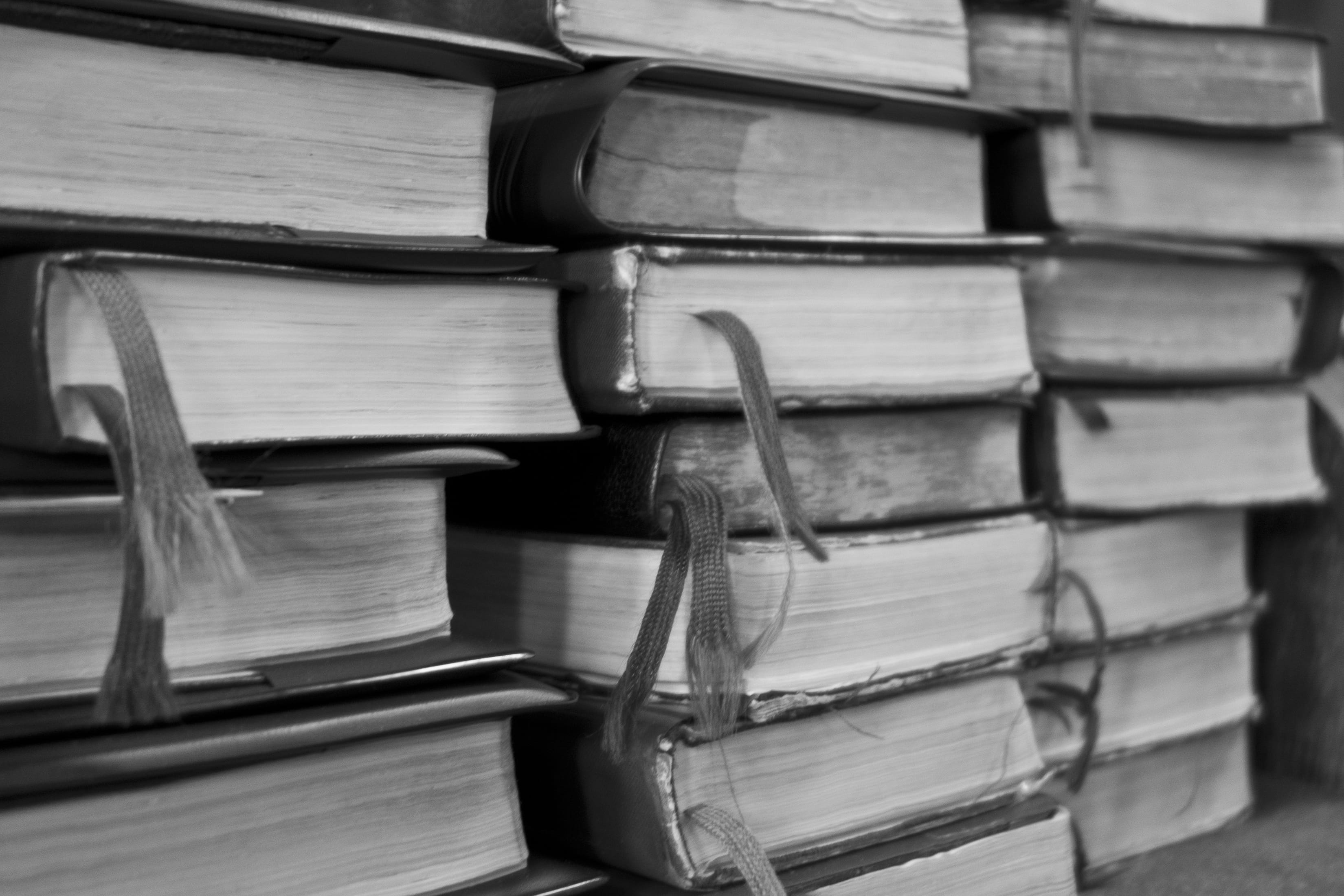 no people, large group of objects, stack, wisdom, book pages, order, praise to god, shelf, paper, books, singing, arrangement, 2K, sing, repetition, abundance, HD Wallpaper