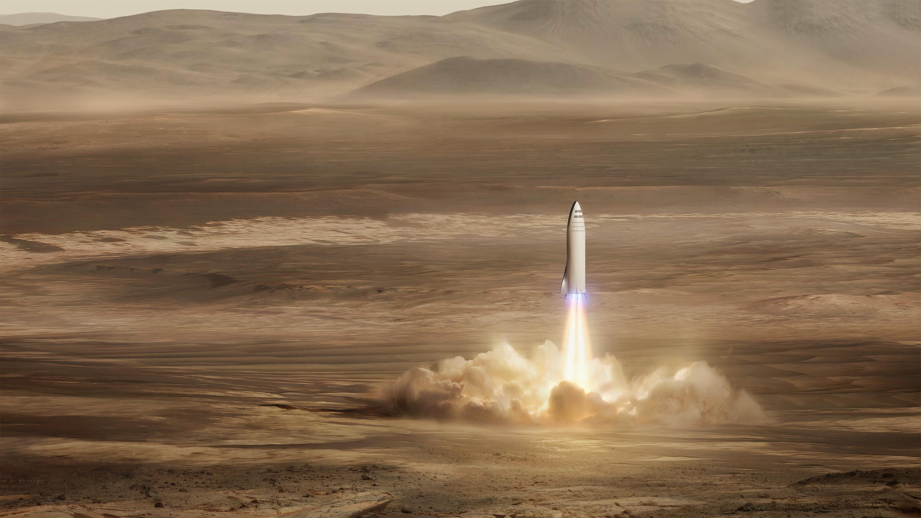 no people, sea, sky, rocket launch, beauty in nature, environment, land, day, scenics - nature, outdoors, digital composite, cloud - sky, smoke - physical structure, HD Wallpaper