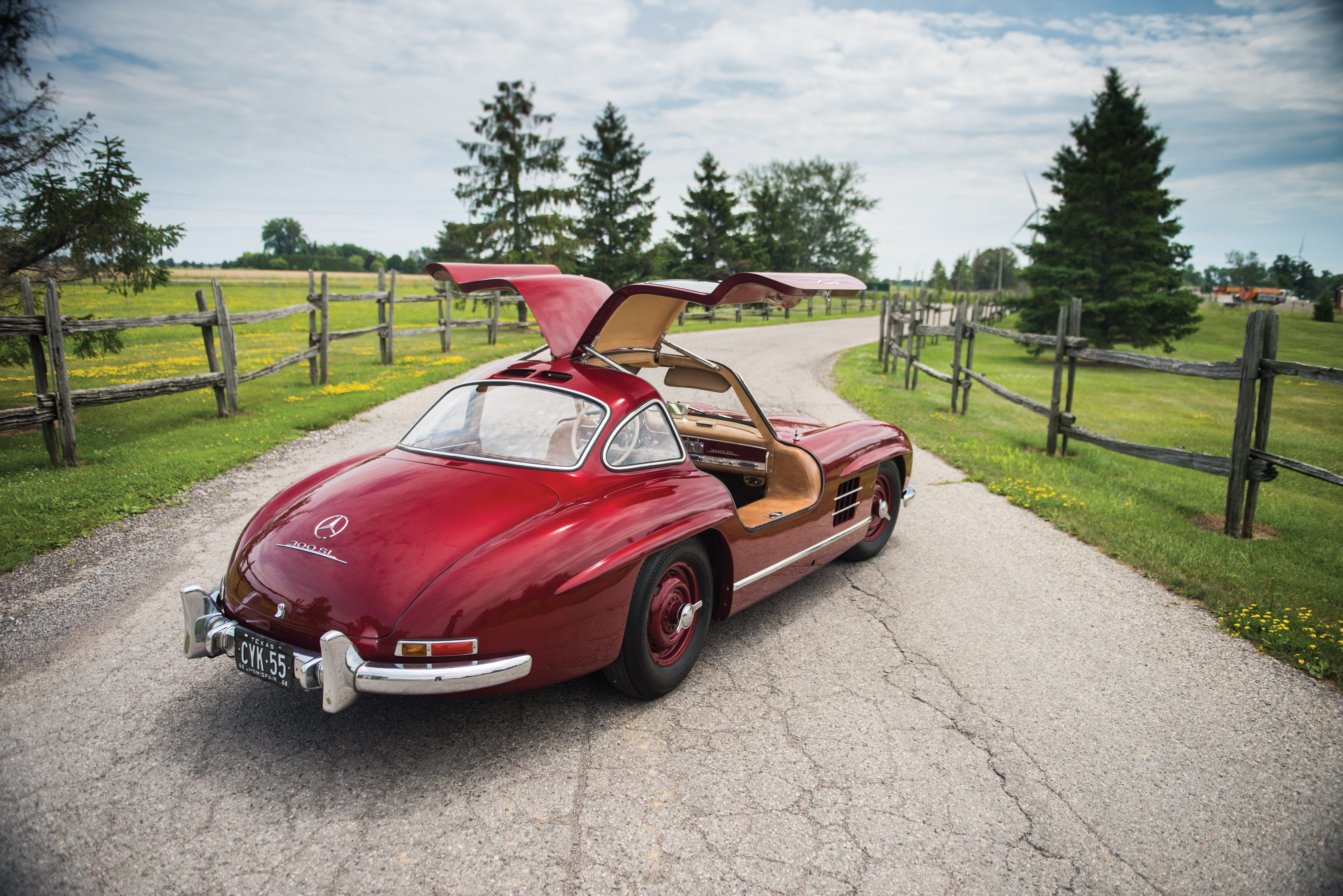 classic, 1954, mercedes, 2K, cars, (w198), red, 300-sl, benz, HD Wallpaper