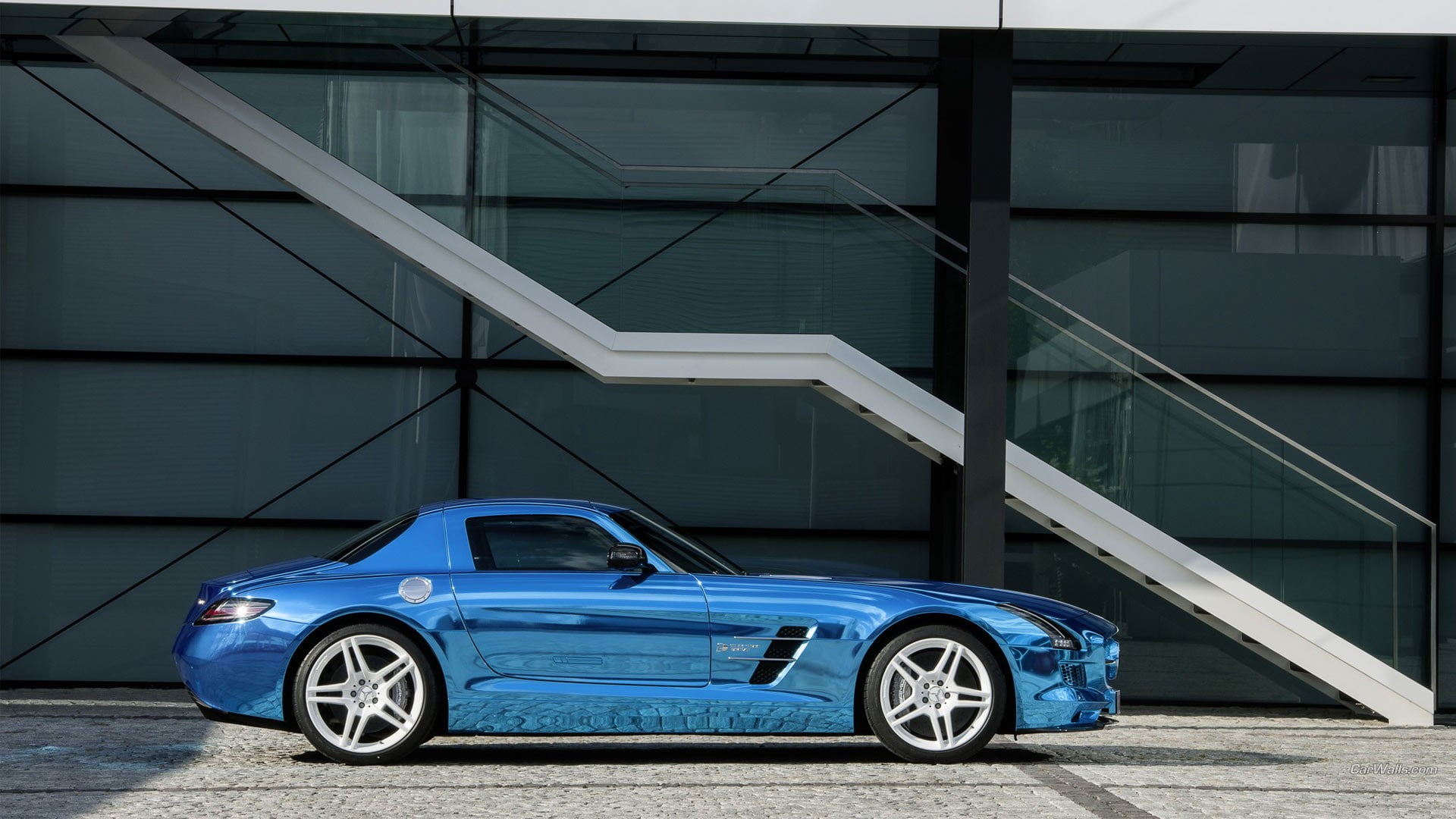 1080P, Mercedes SLS, car, HD Wallpaper