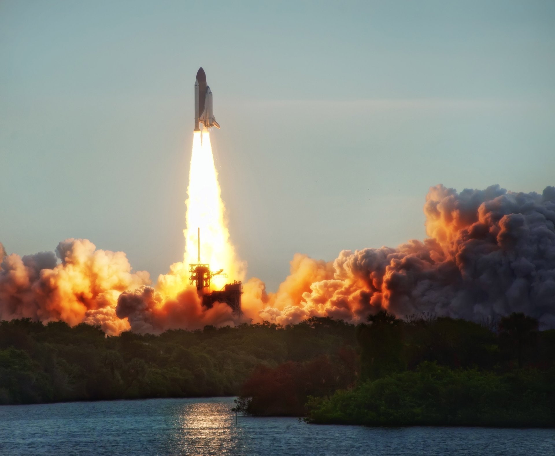 1080P, Space Shuttle, Lift-Off, Space Shuttles, HD Wallpaper