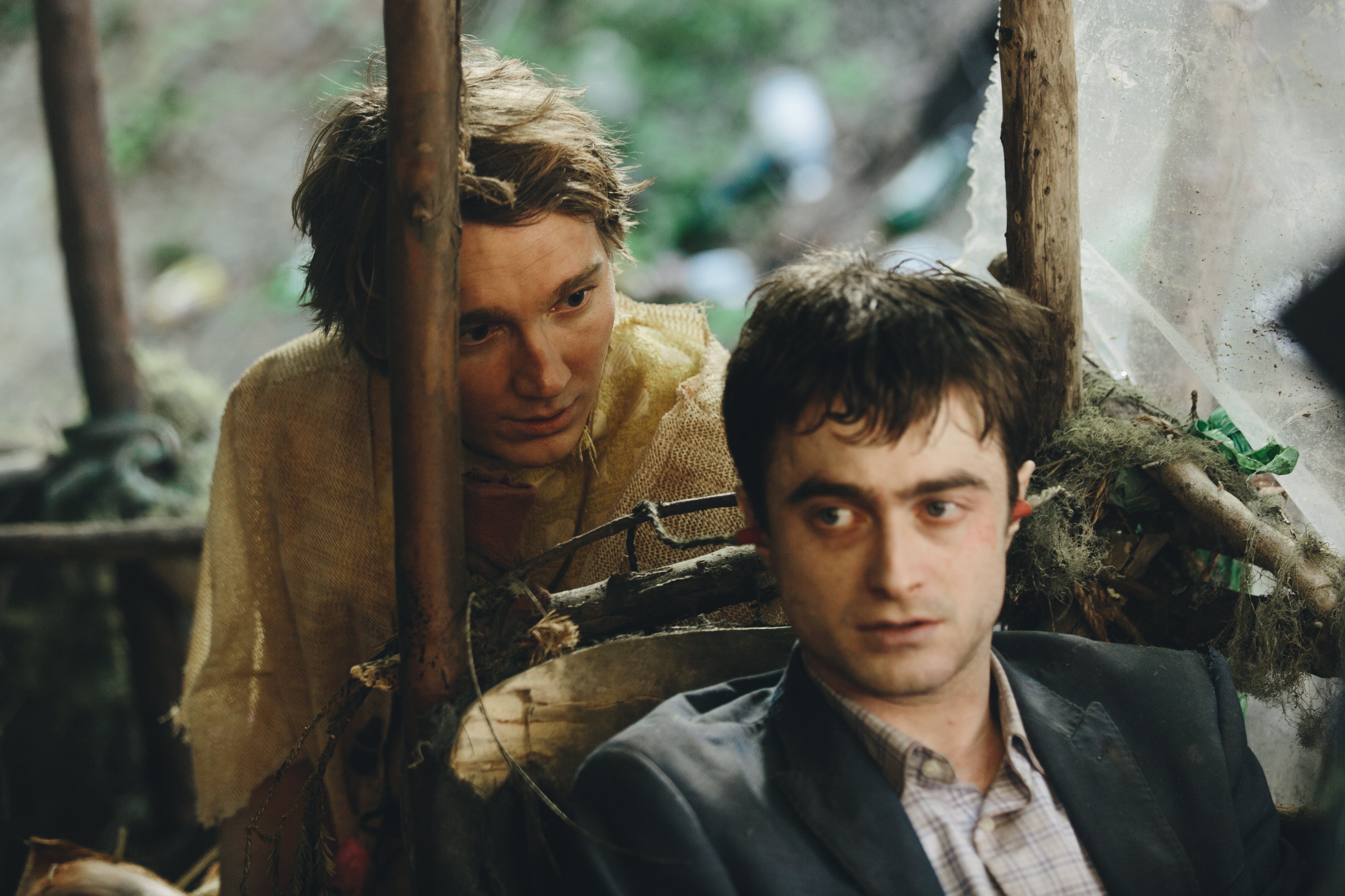sitting, day, sadness, daniel radcliffe, depression - Sadness, jacket, women, old, s, human Face, adult, headshot, two People, paul dano, looking at camera, HD Wallpaper