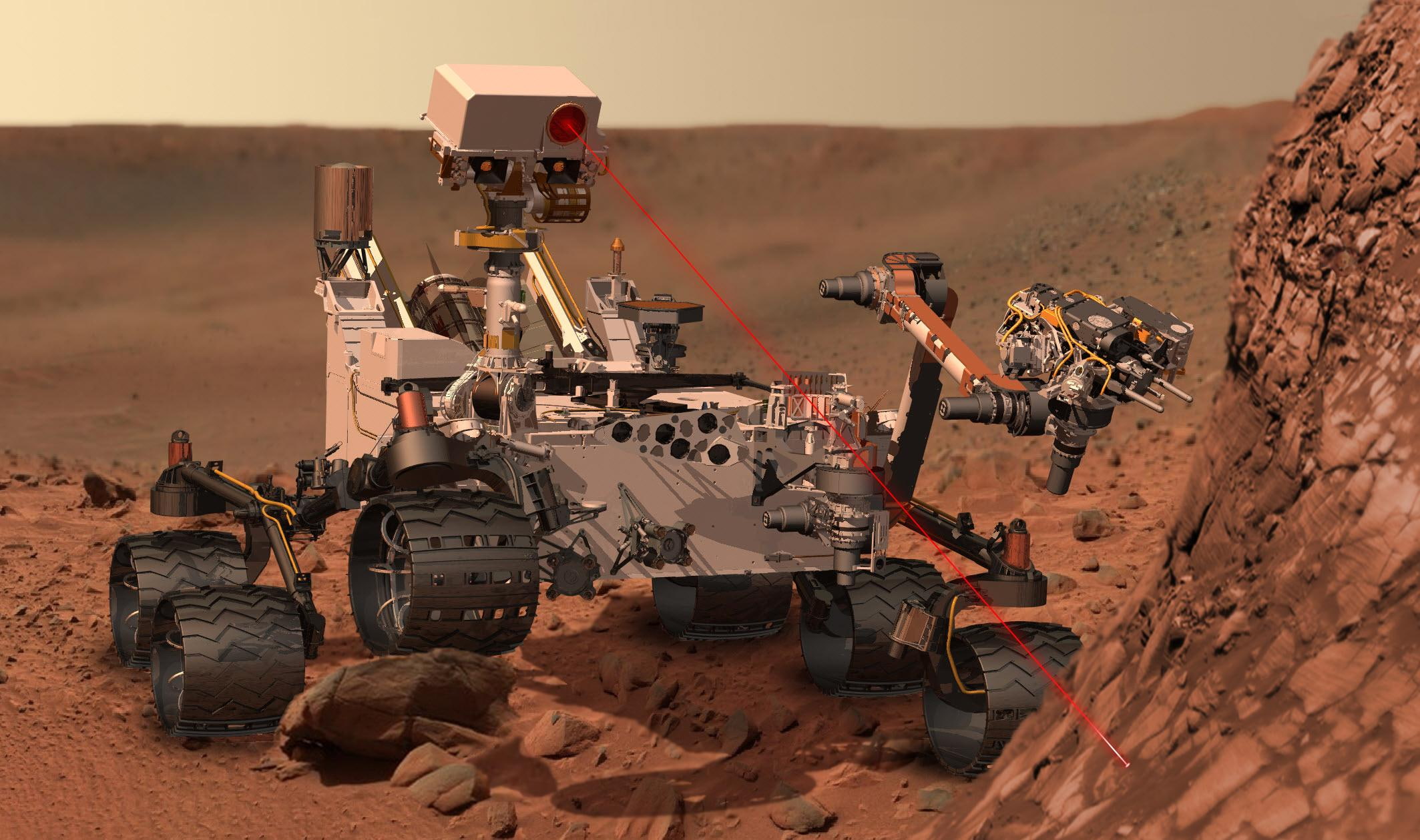 planets, nasa, robot, landscapes, landscape, space, machine, planet, tech, robots, 1080P, curiosity, HD Wallpaper