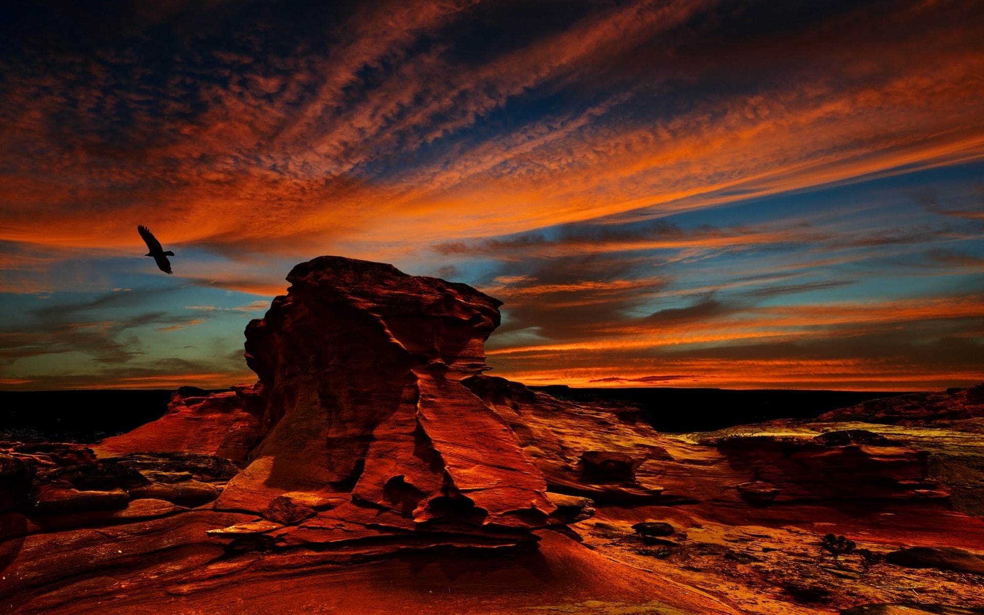 beauty in nature, cloud - sky, outdoors, scenics - nature, no people, tranquility, sea, non-urban scene, 1080P, sky, nature, eroded, rock formation, rock, HD Wallpaper