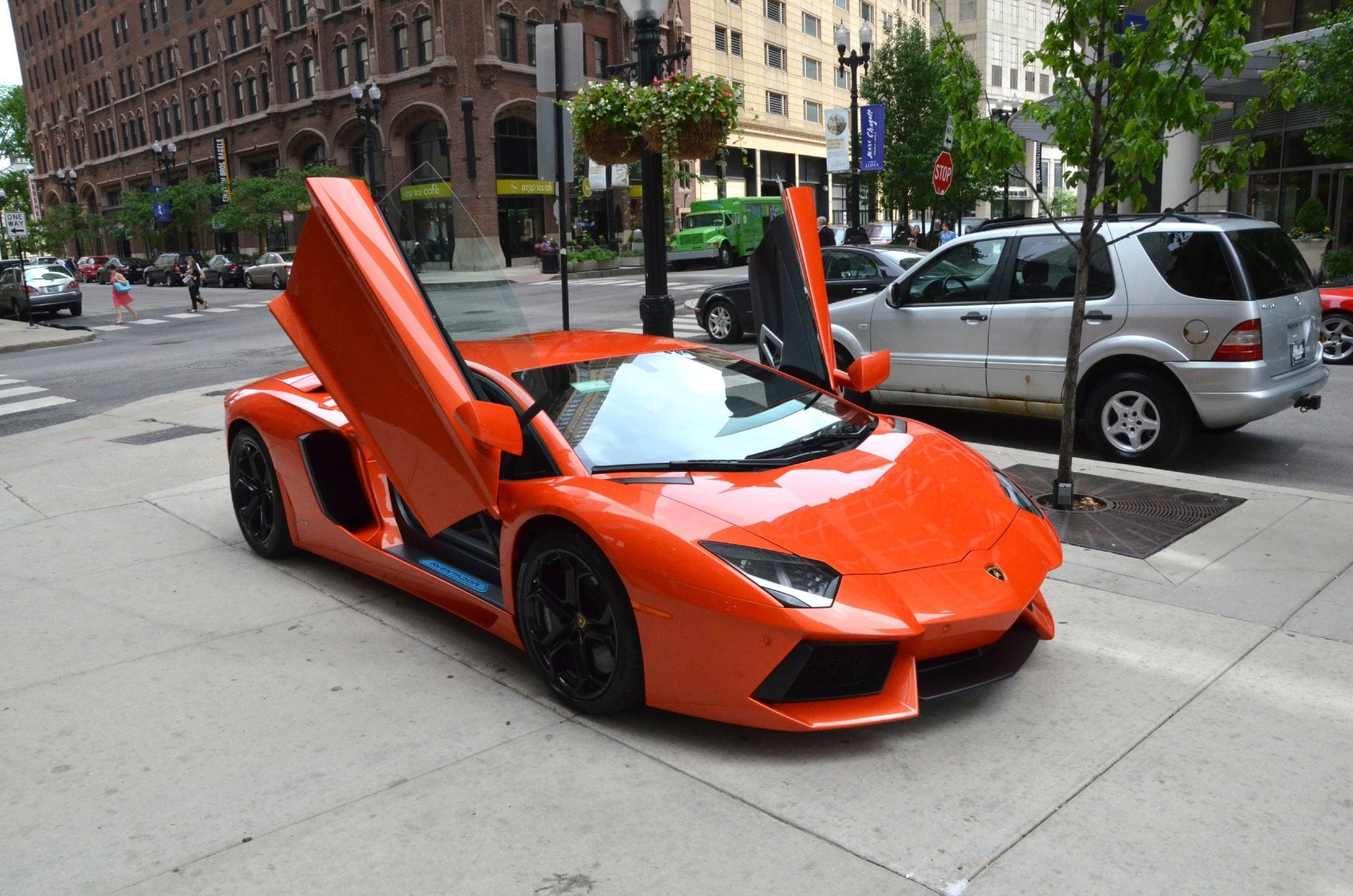 pearl, arancio, lamborghini, argos, italian, supercar, coupe, 1080P, aventador, 700, sportscar, exotic, HD Wallpaper