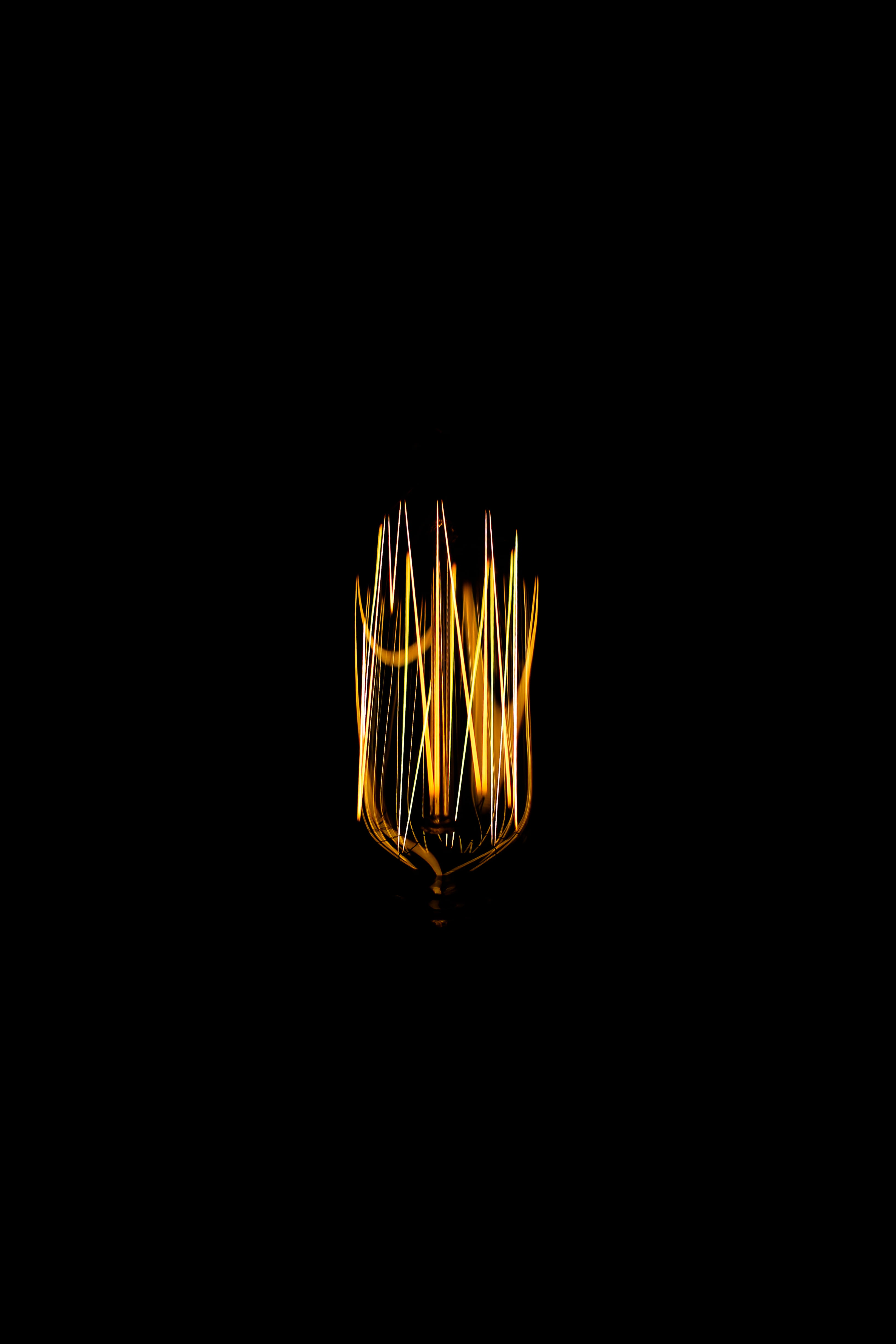 technology, glowing, dark, lightbulb, light bulb, electrical equipment, electric light, shining, light, 85mm, fixture, lighting equipment, fiery, shine, Phone HD Wallpaper