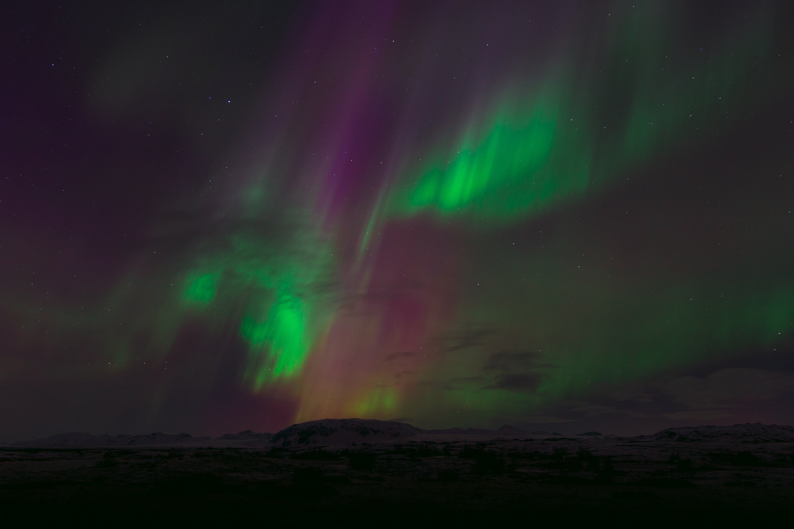 no people, sky, aurora polaris, tranquility, aurora, magical, atmosphere, environment, power in nature, dark, outdoors, majestic, dramatic sky, non-urban scene, HD Wallpaper
