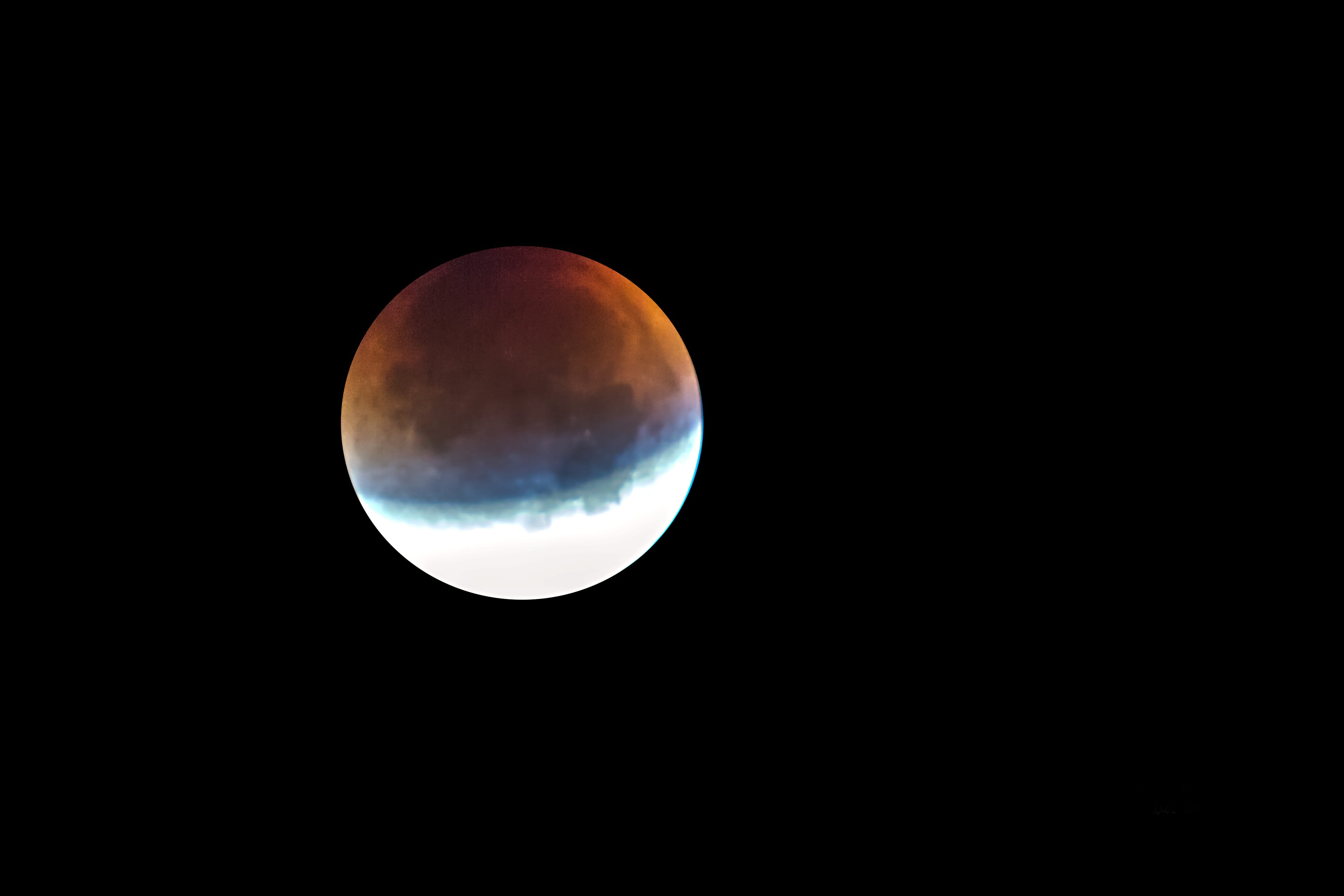 circle, no people, moonlight, black Color, tranquility, scenics - nature, Lunar Eclipse, night, space, blue, star - Space, planet - Space, idyllic, geometric shape, HD Wallpaper