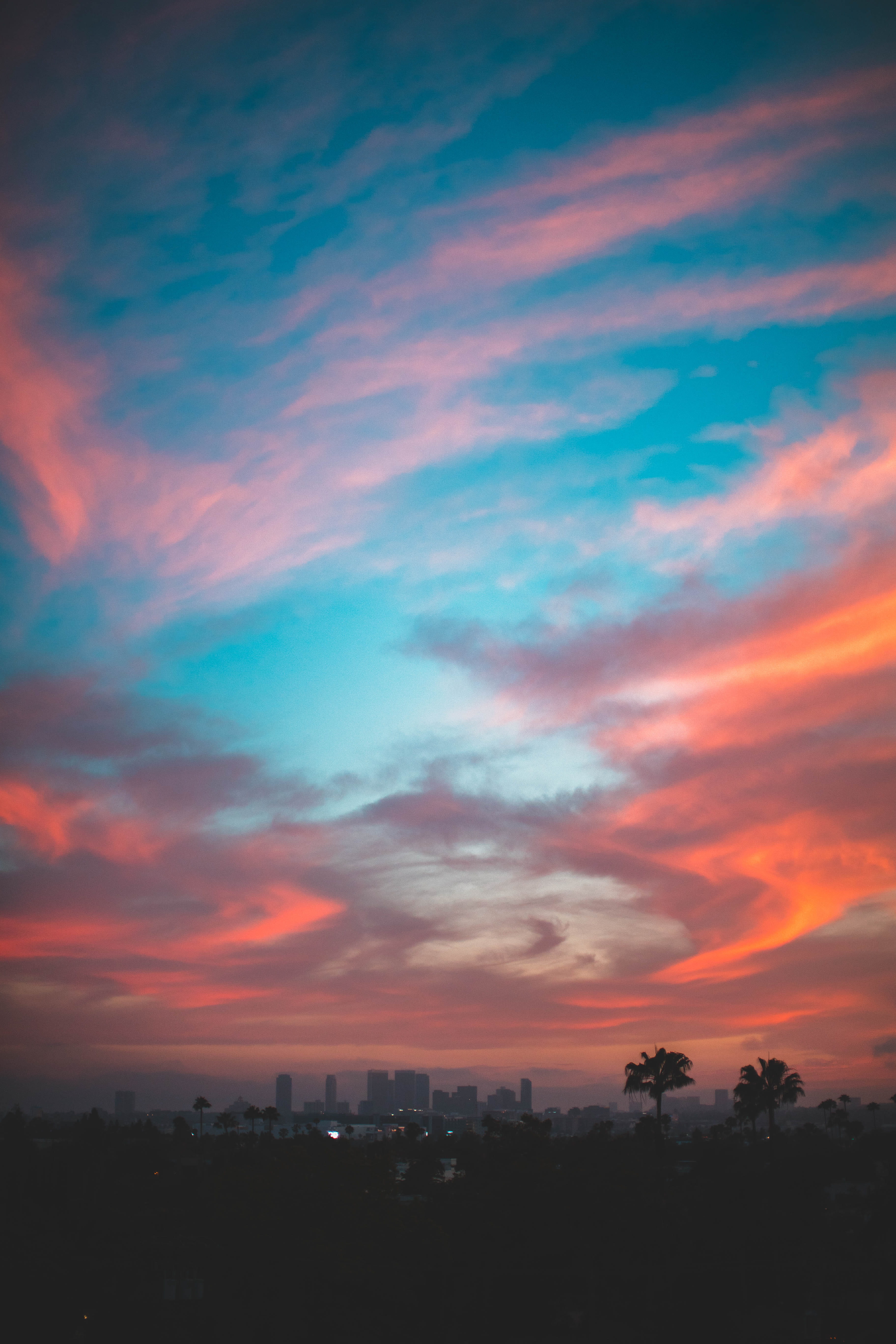 building exterior, landscape, orange color, 5K, tranquility, built structure, plant, sky, clouds, californium, cloudy, scenics - nature, balcony, cloud, Phone HD Wallpaper