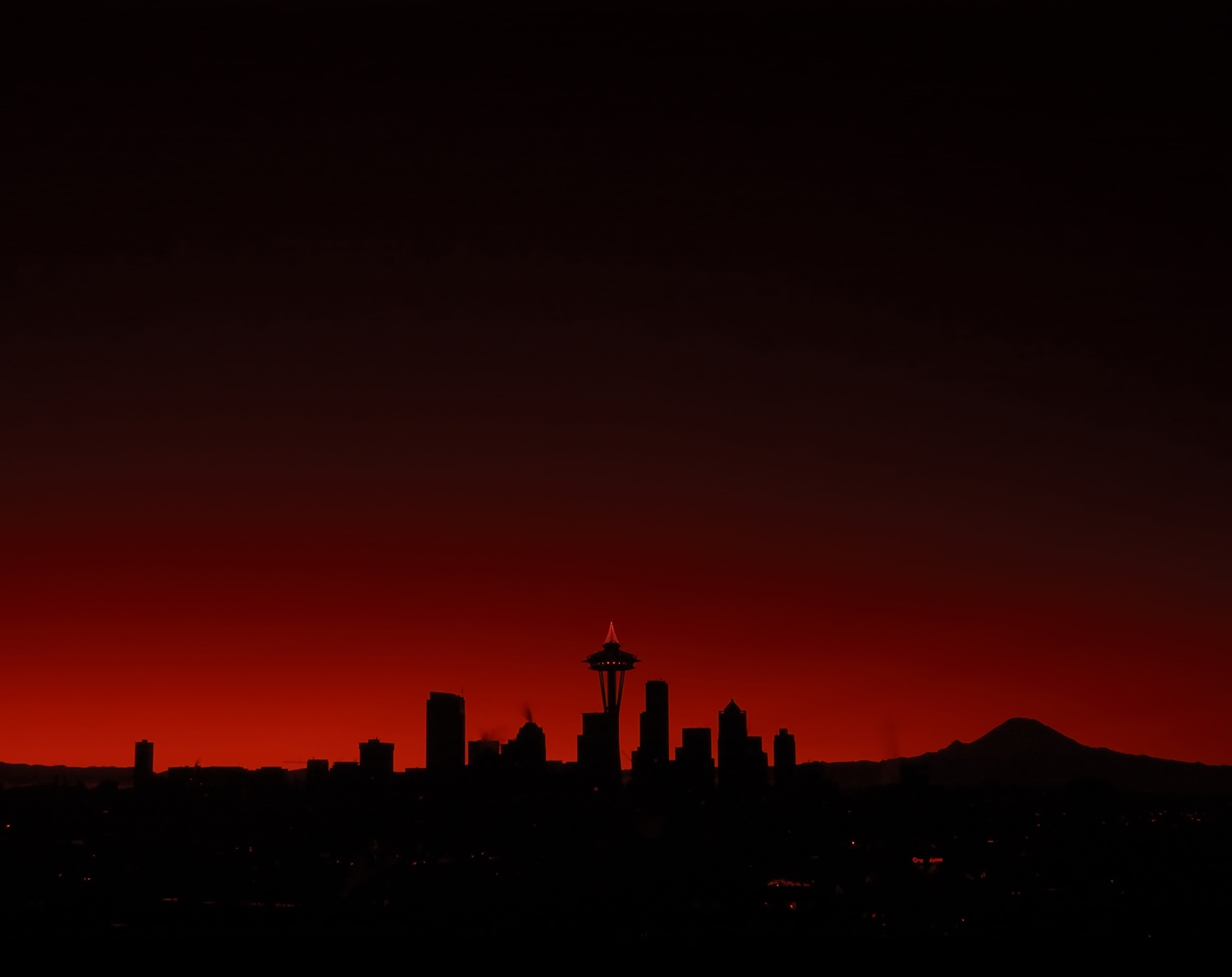 skyline, scenics - nature, toronto, building exterior, nature, urban skyline, Seattle, travel, city life, architecture, built structure, outdoors, copy space, HD Wallpaper