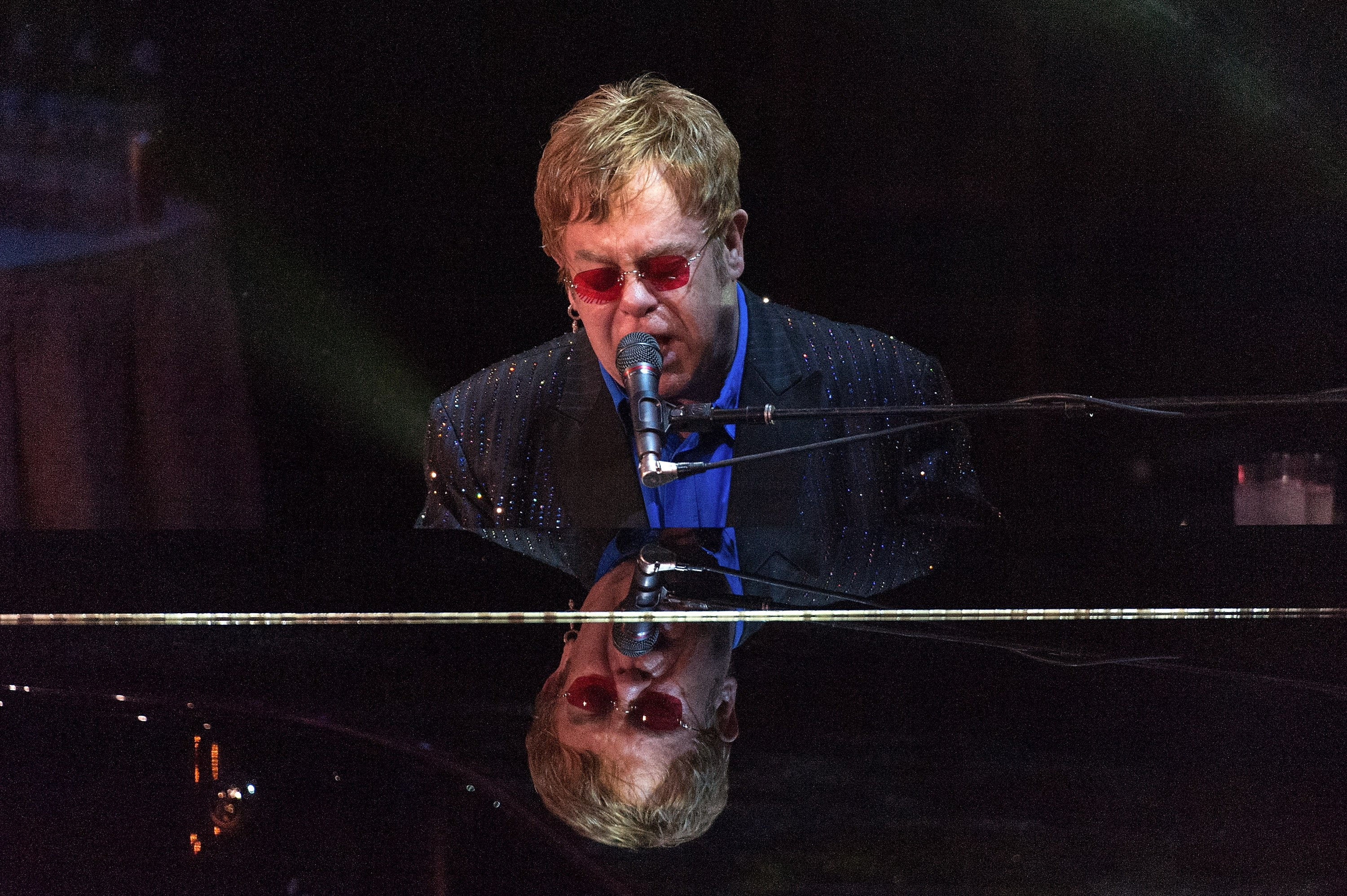 glam, classic, piano, elton, pop, rock, 2K, concert, john, HD Wallpaper