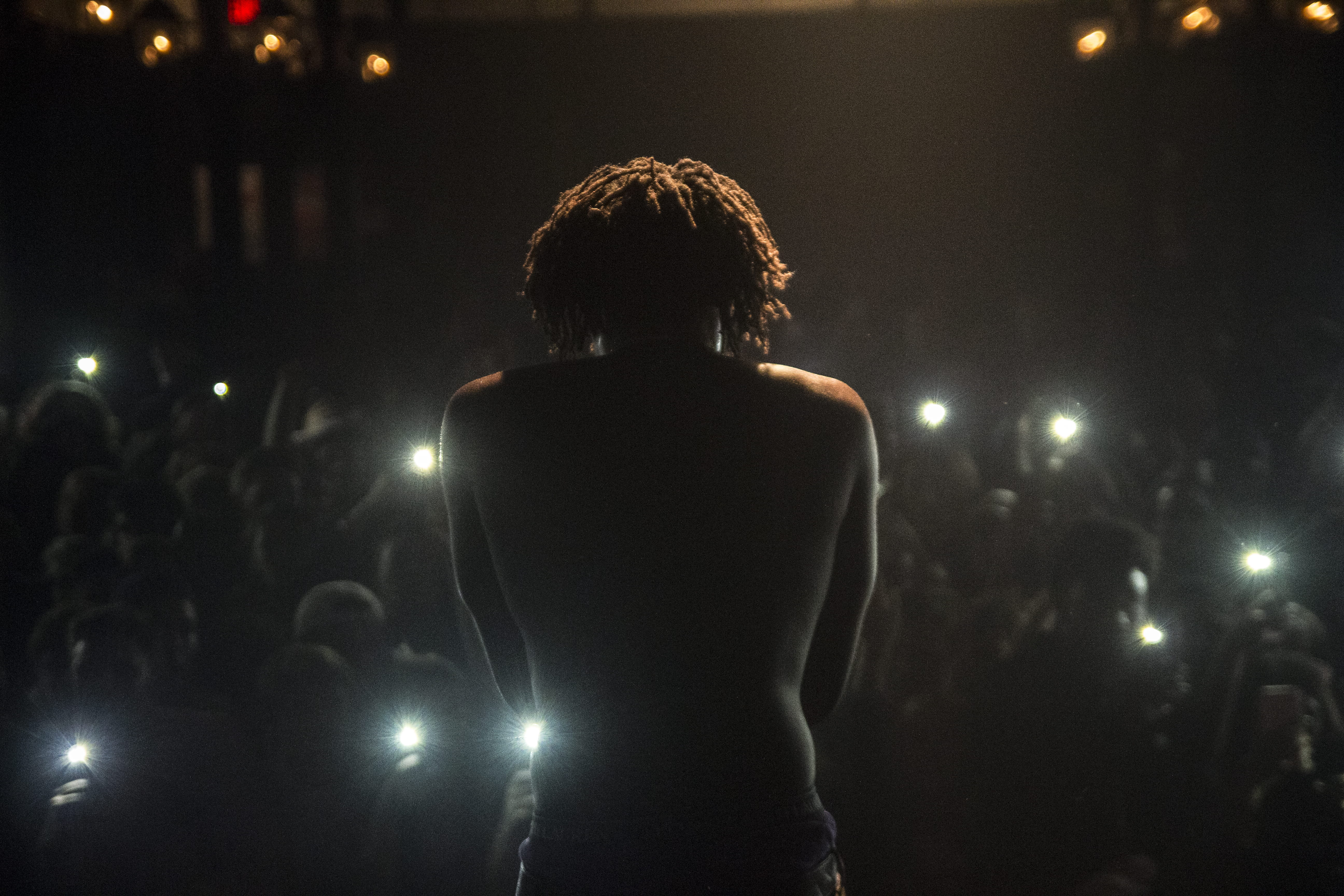 adult, rear view, silhouette, concert, night, united states, des moines, men, music, architecture, arts culture and entertainment, livemusic, young adult, HD Wallpaper