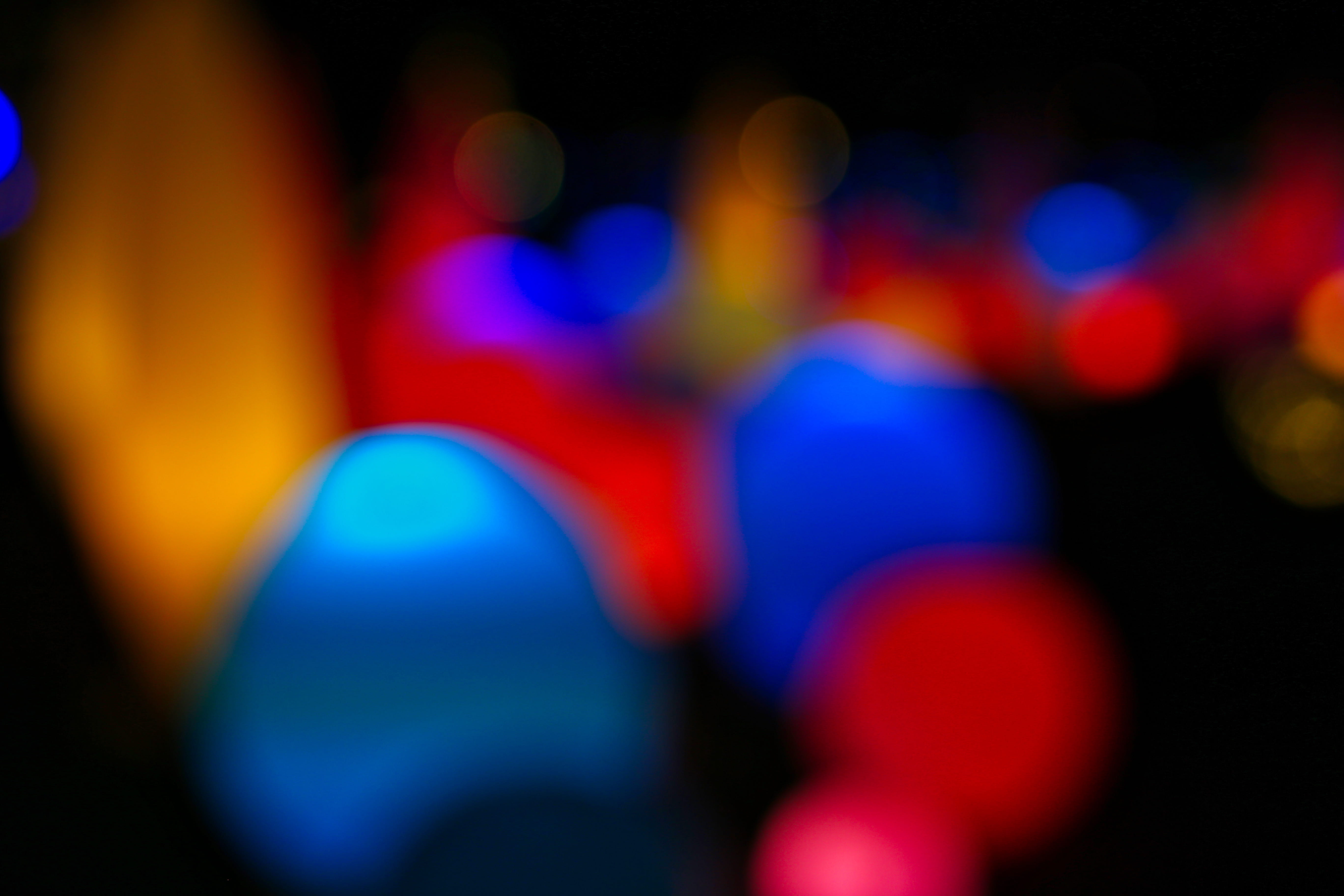 light - natural phenomenon, close-up, colors, people, incidental people, blue, teenager, lights, adult, night, groovy, soft focus, background, multi colored, HD Wallpaper