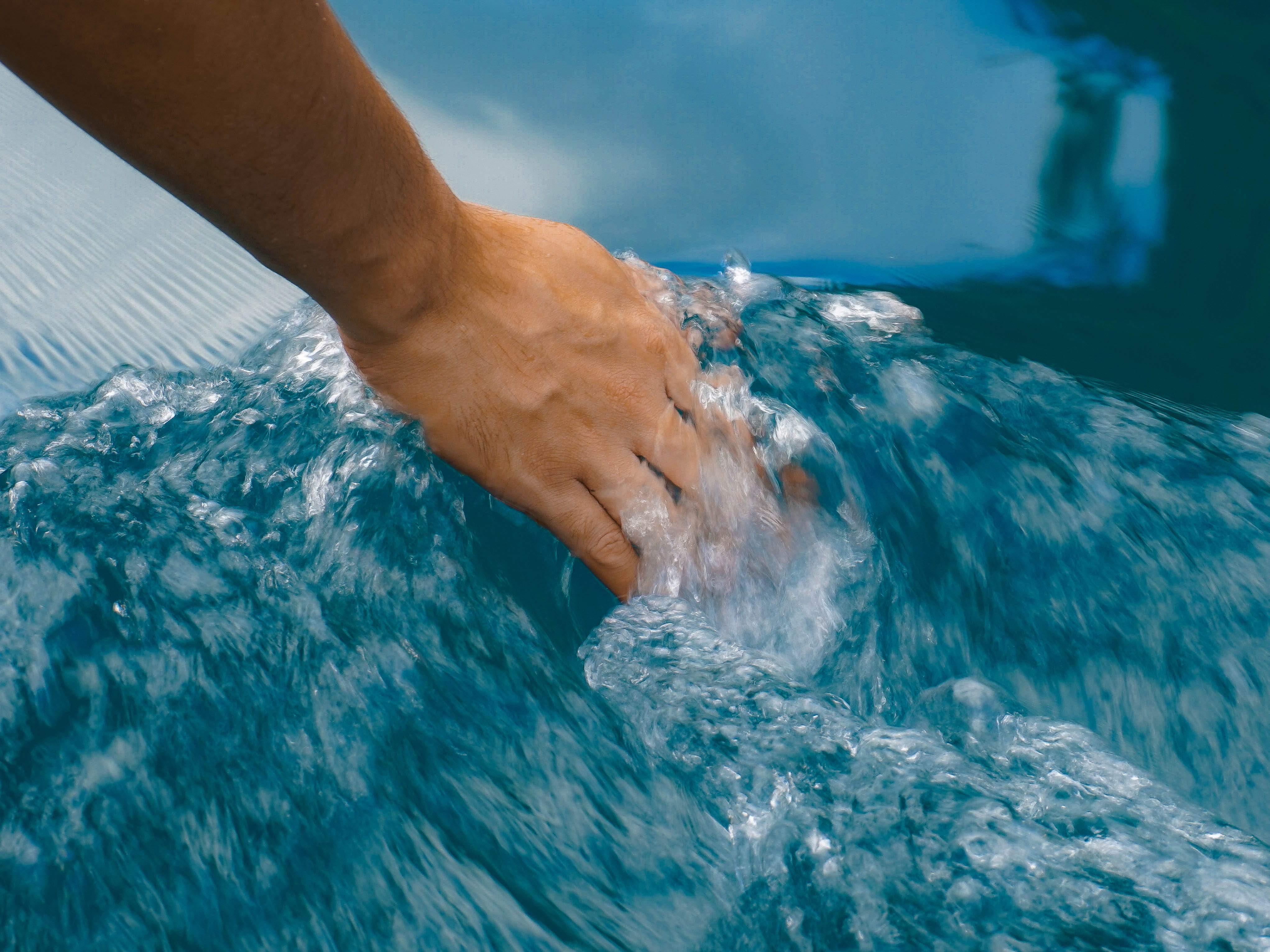waterfront, sea, men, human foot, day, siargao island, nature, outdoors, human body part, body part, sport, swimming pool, water, one person, lake, wave, HD Wallpaper