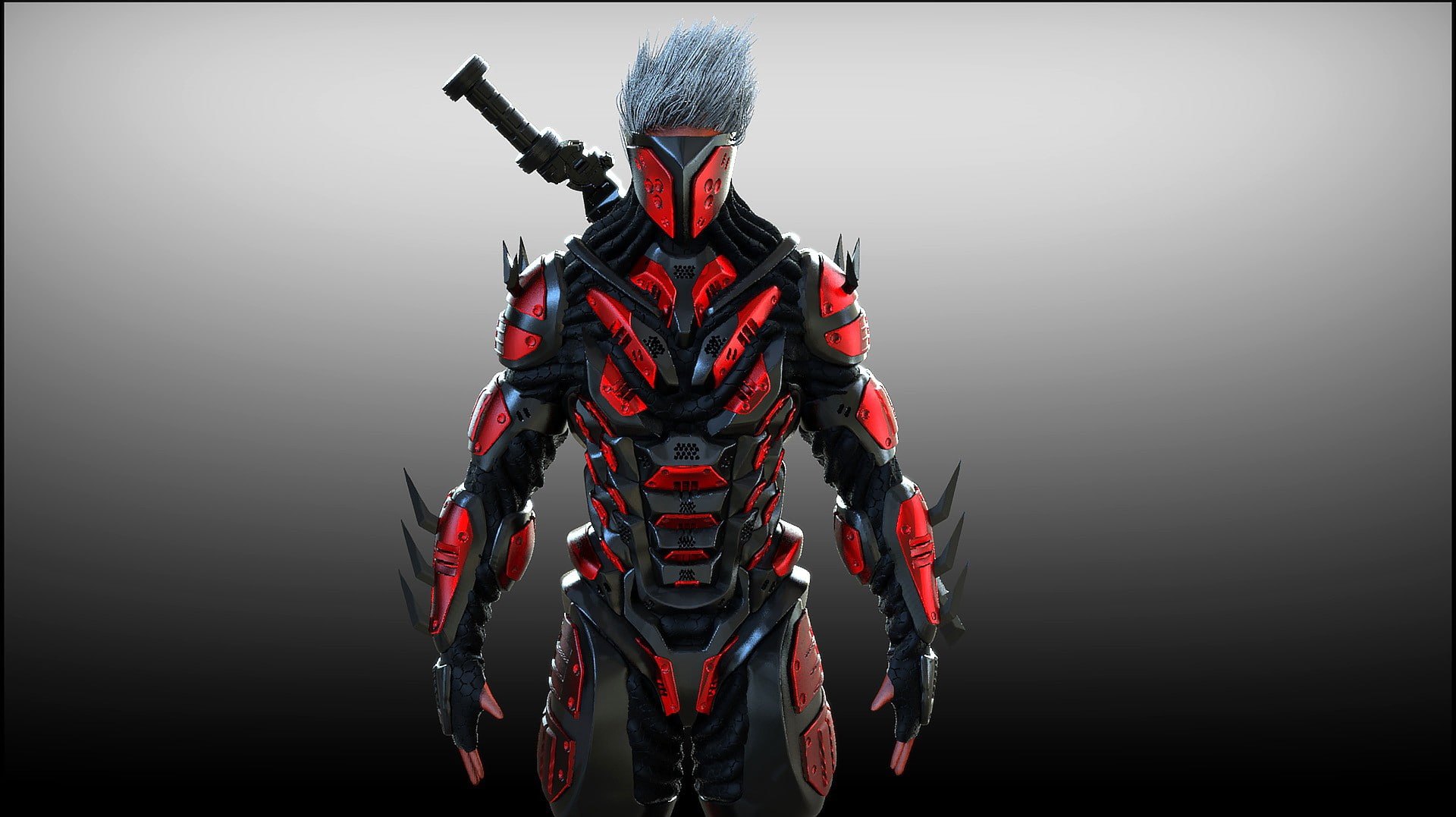 warrior, Pyro (character), 1080P, science fiction, sword, fantasy art, HD Wallpaper
