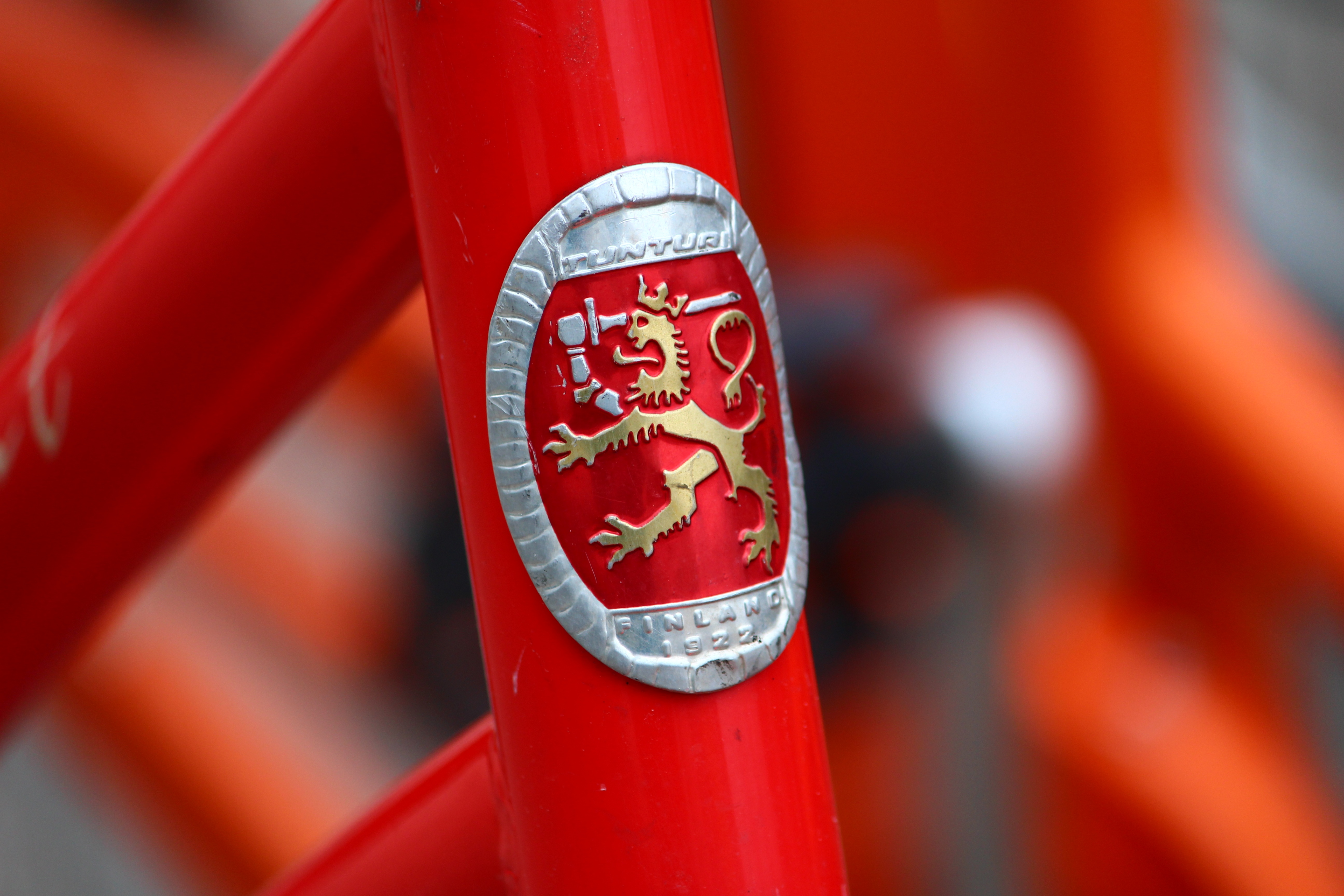 animal representation, man made object, single object, representation, communication, finland, outdoors, no people, bicycle, red, focus on foreground, day, HD Wallpaper