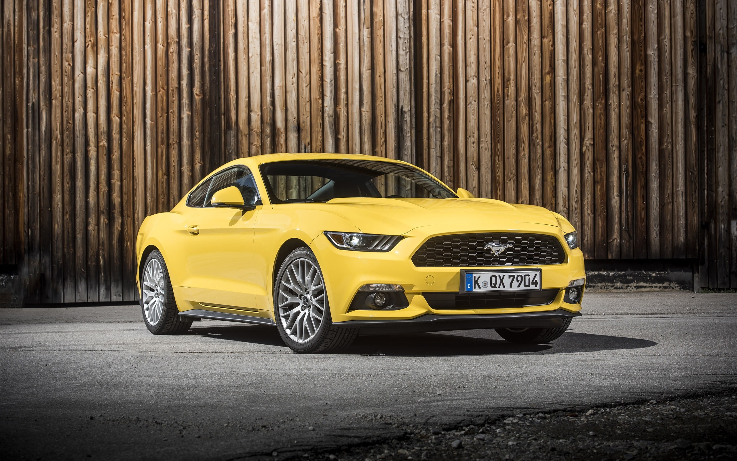 spec, Mustang, 2015, 2K, GT, Yellow, Ford, eu, Car, HD Wallpaper