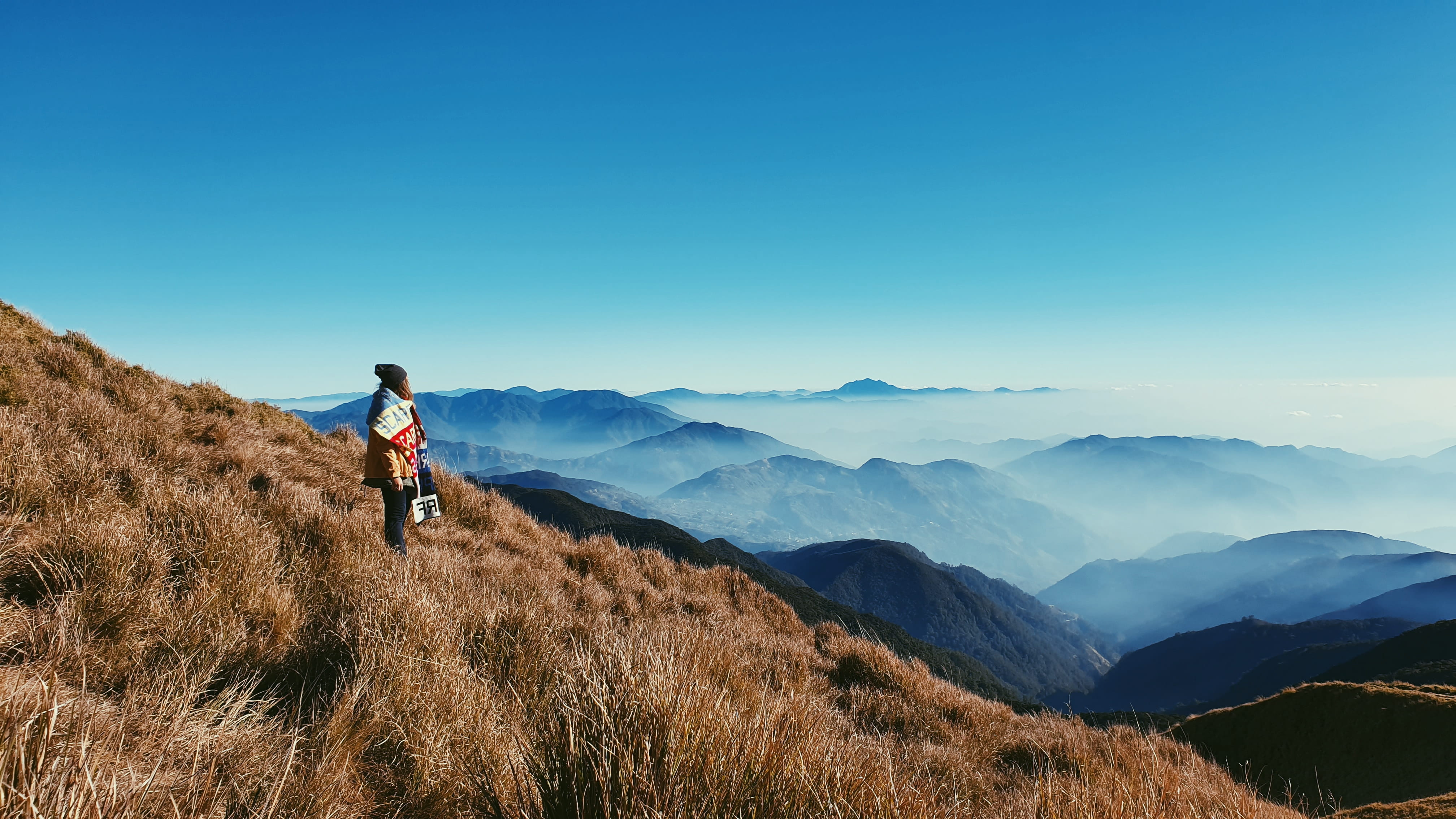beauty in nature, standing, women, philippines, people, adult, field, men, scenery, landscape, person, nature, clear sky, sea of clouds, countryside, hiking, HD Wallpaper