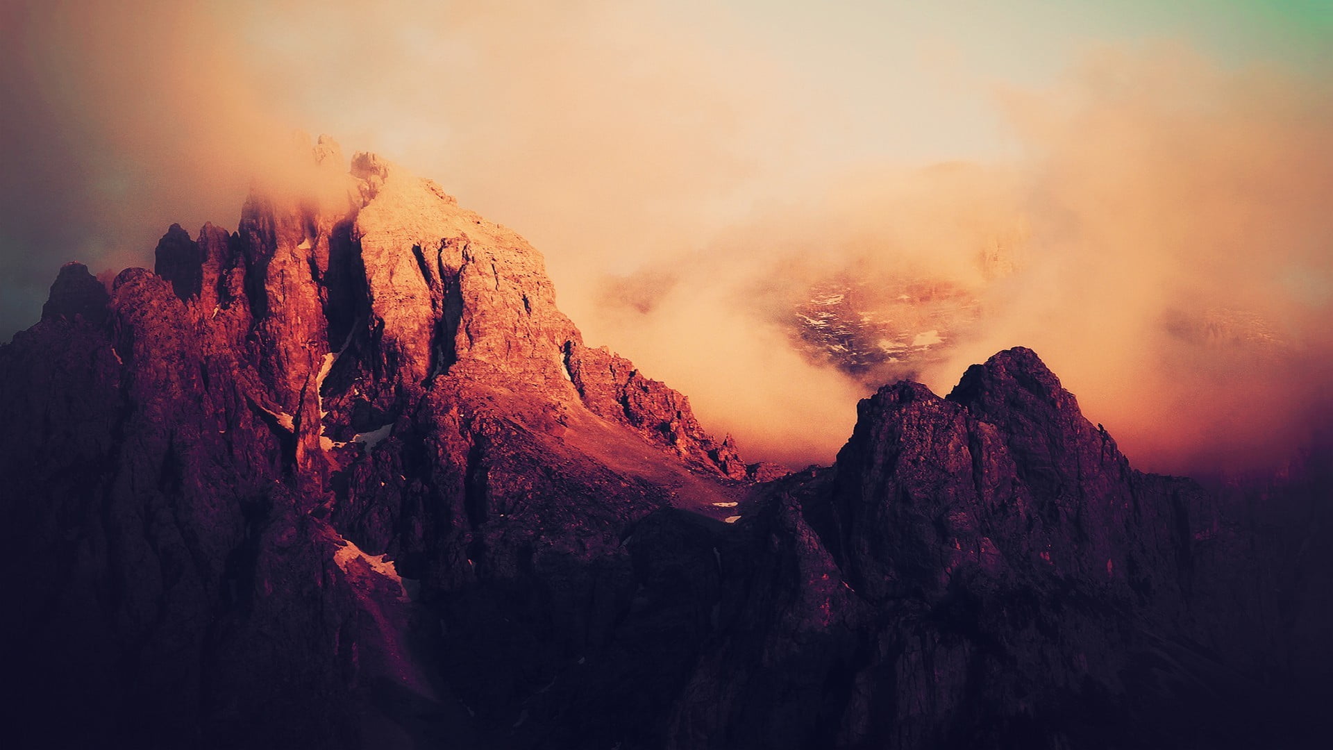 solid, sunlight, blue, mountains, power in nature, autumn, valley, outdoors, tranquility, panoramic, scenics - nature, sunset, famous Place, travel, sunrise - Dawn, HD Wallpaper