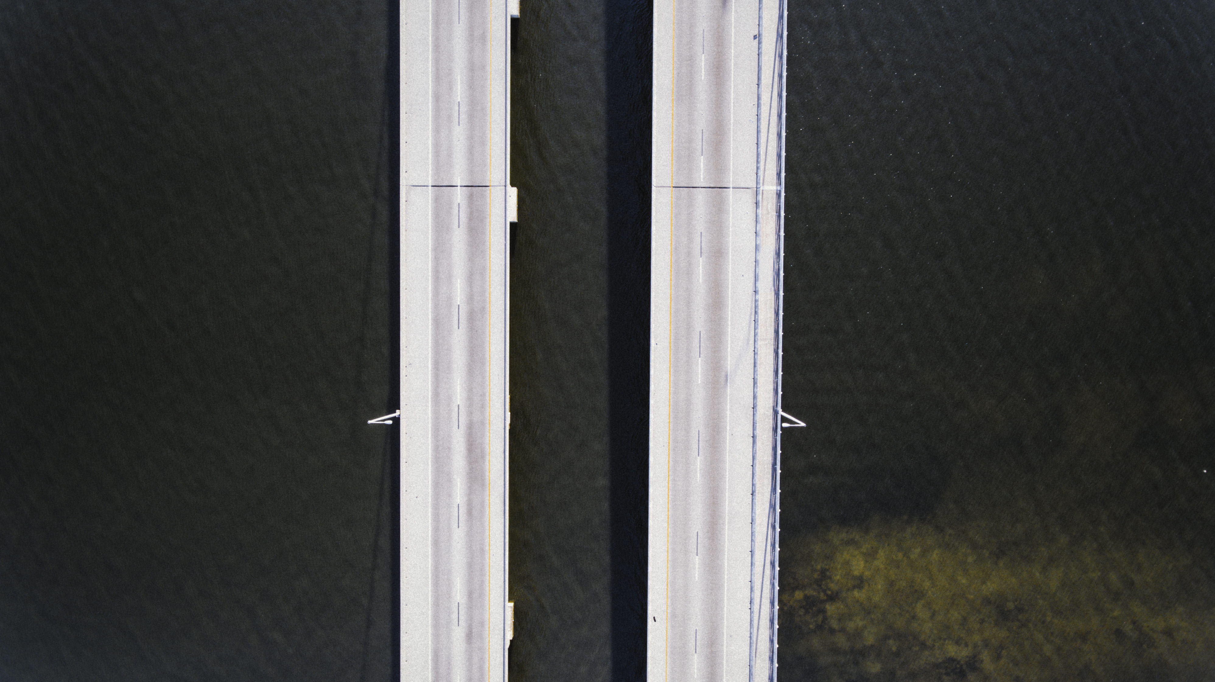 way, lake, causeway, florida, drone, pattern, full frame, view, textured, single object, white color, concrete, security, birdseye, dji, architecture, water, HD Wallpaper