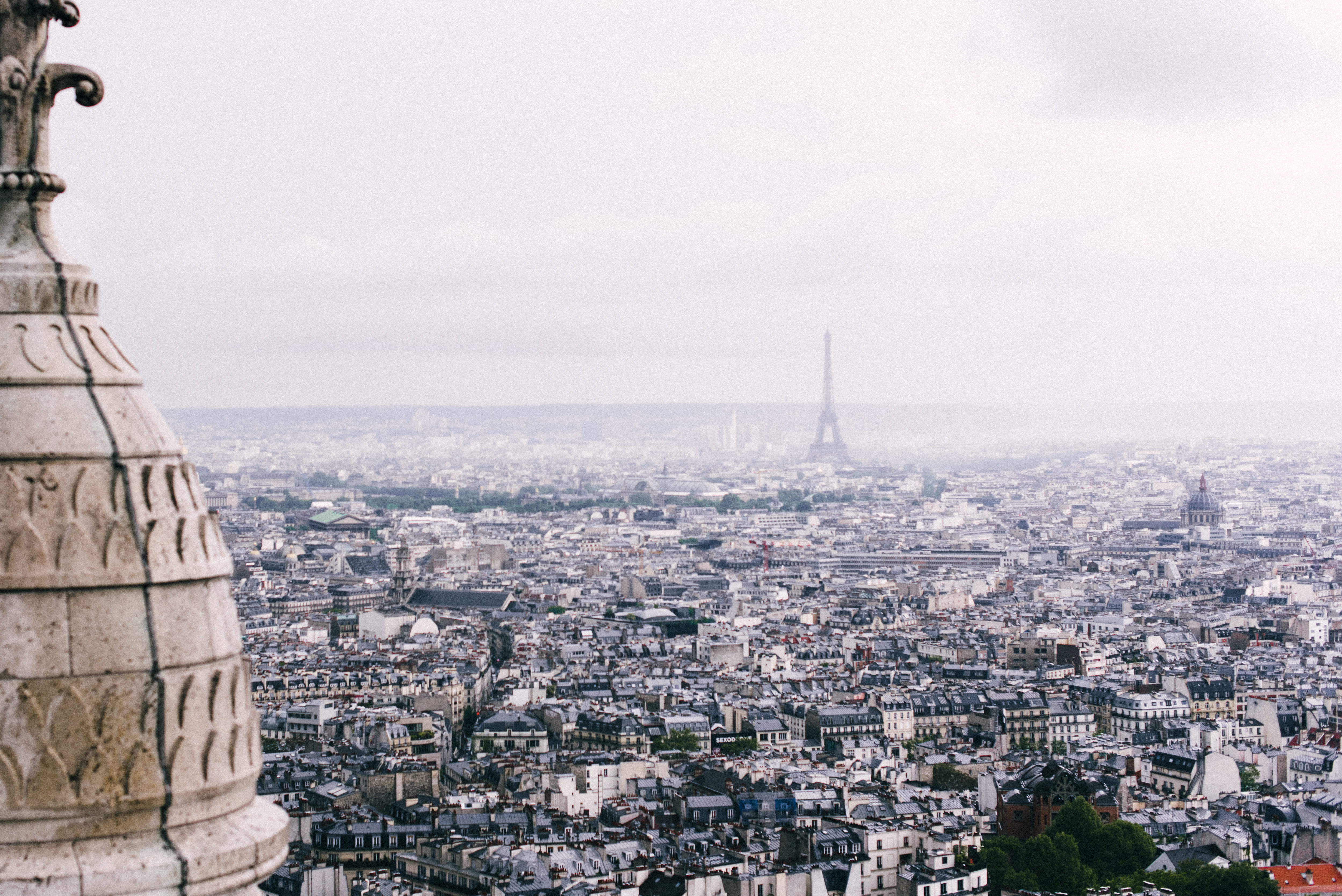 no people, outdoors, pari, building, village, aerial, tower, city, paris, religion, built structure, adventure, residential district, france, birdseye, HD Wallpaper