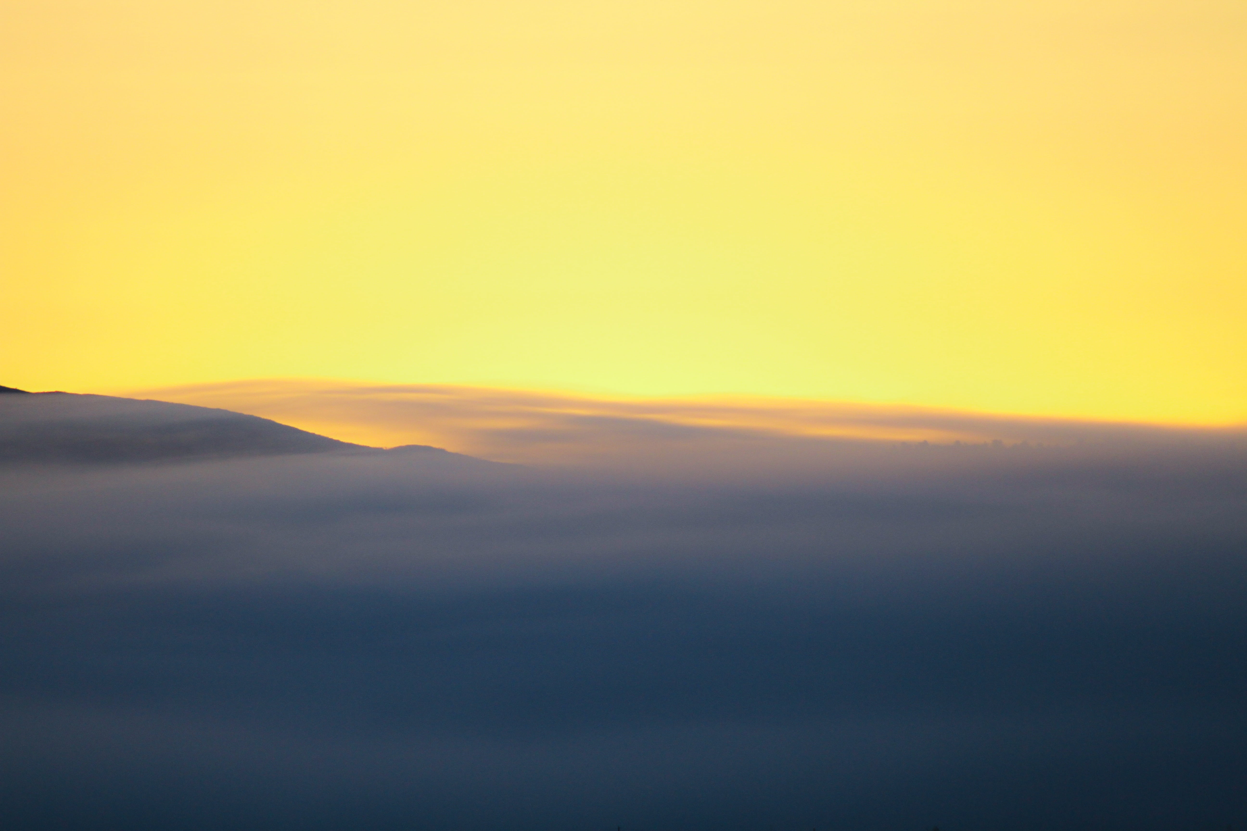gray, cloud - sky, no people, 5K, scenics - nature, copy space, sunset, scenics, above, yellow, idyllic, dramatic sky, environment, nature, cloudscape, HD Wallpaper